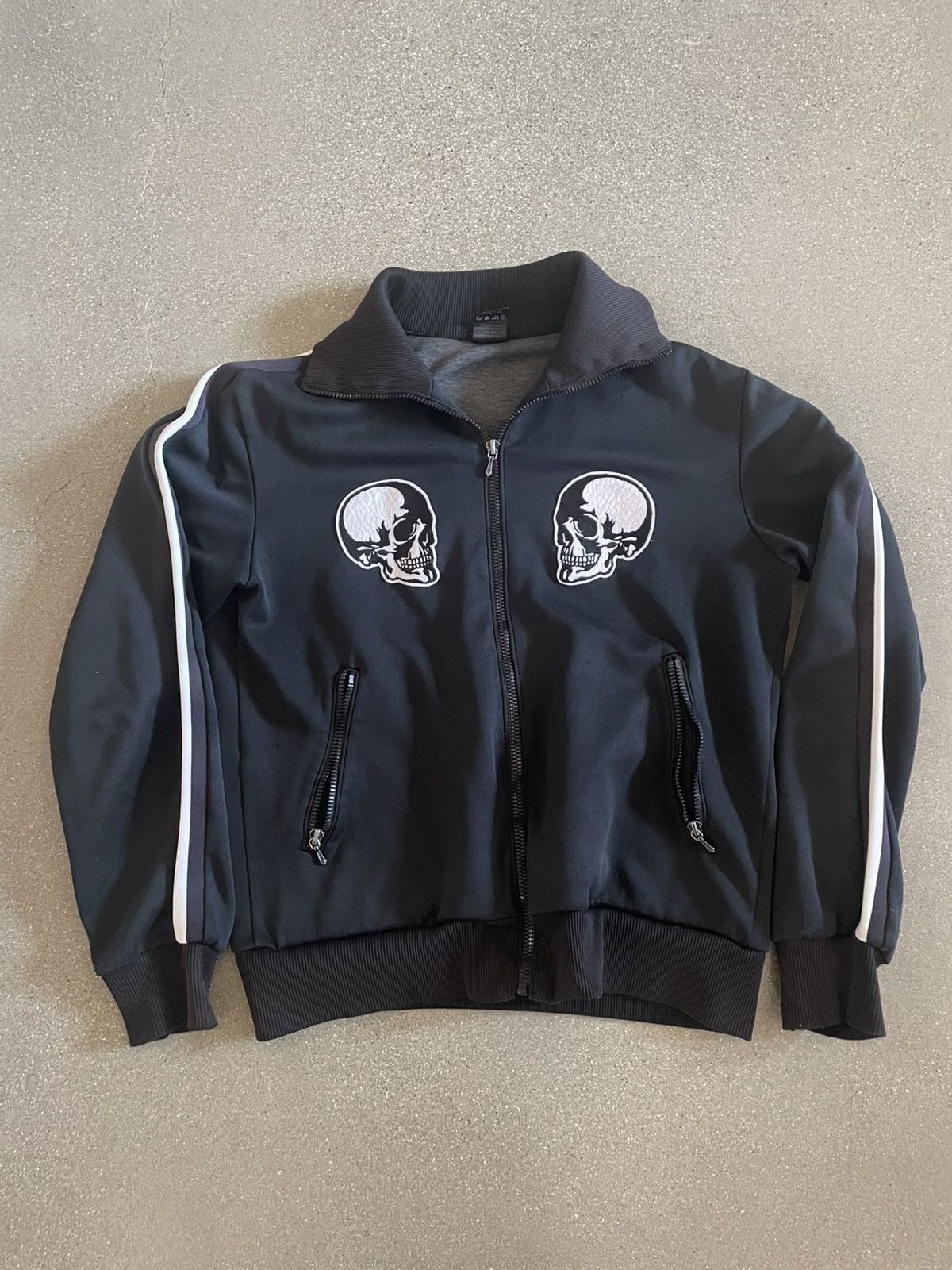 NUMBER NINE スカルプリントブラックスカジャン Number (N)ine Number nine velour skull jacket | Grailed