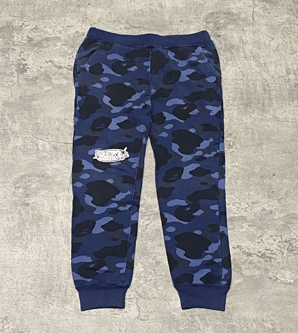 Bape Bape Blue Camo Joggers Size 28" / US 6 / IT 42 - 1 Thumbnail