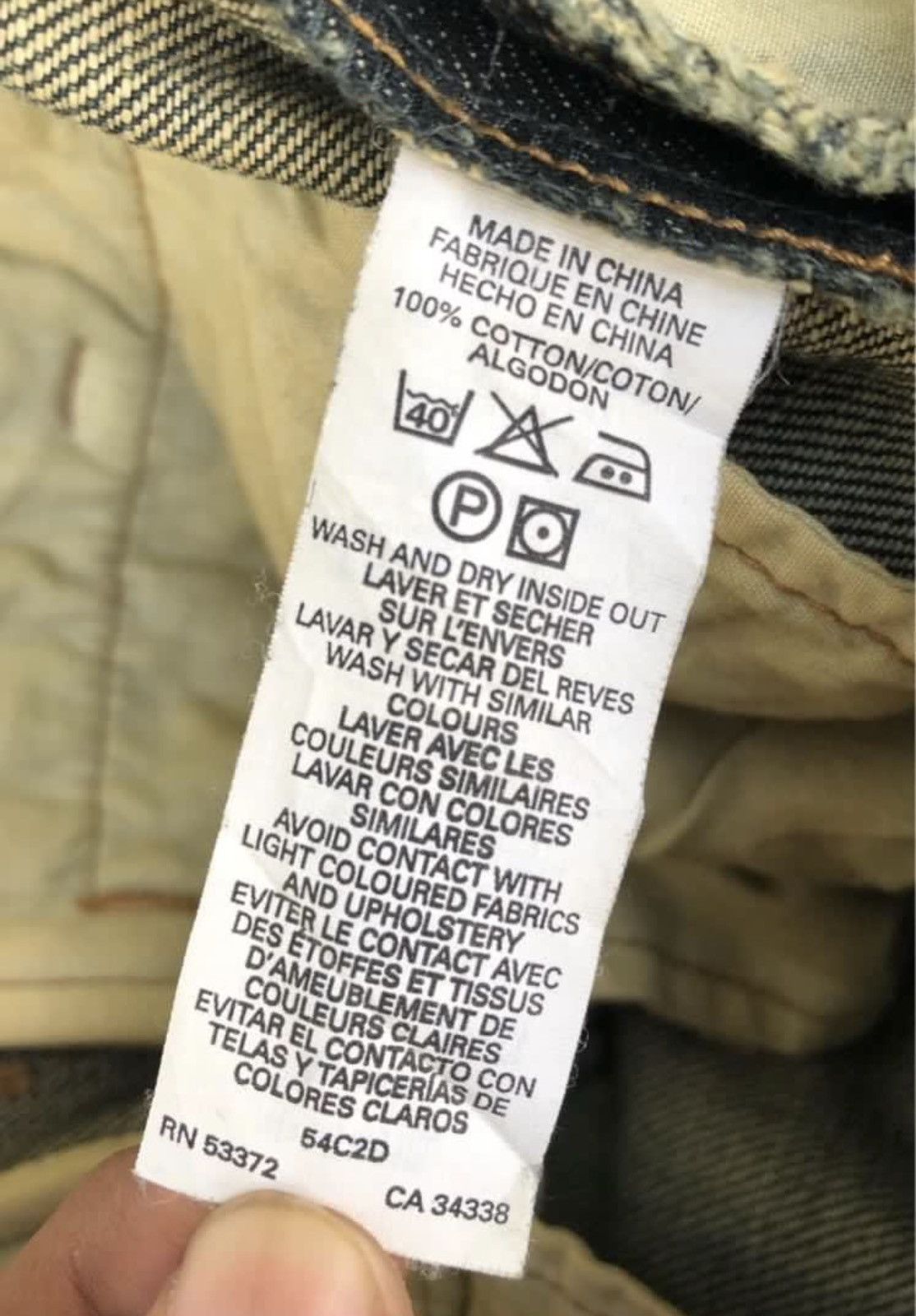 FCUK × French Connection 🔥 S/S 2010 FCUK BONDAGE FLARE DENIM CARGO PANTS LGB STYLE Size US 31 - 10 Thumbnail