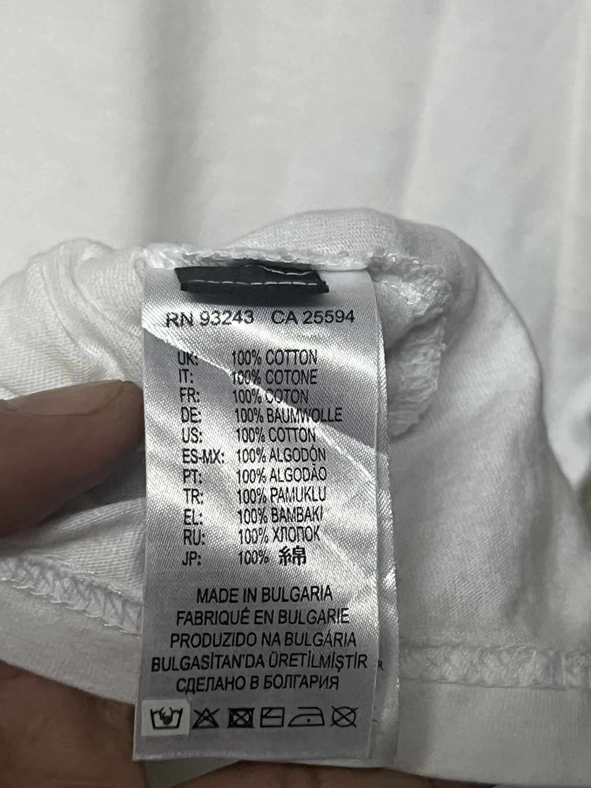 Diesel Original tee diesel white Size S / US 4 / IT 40 - 6 Thumbnail