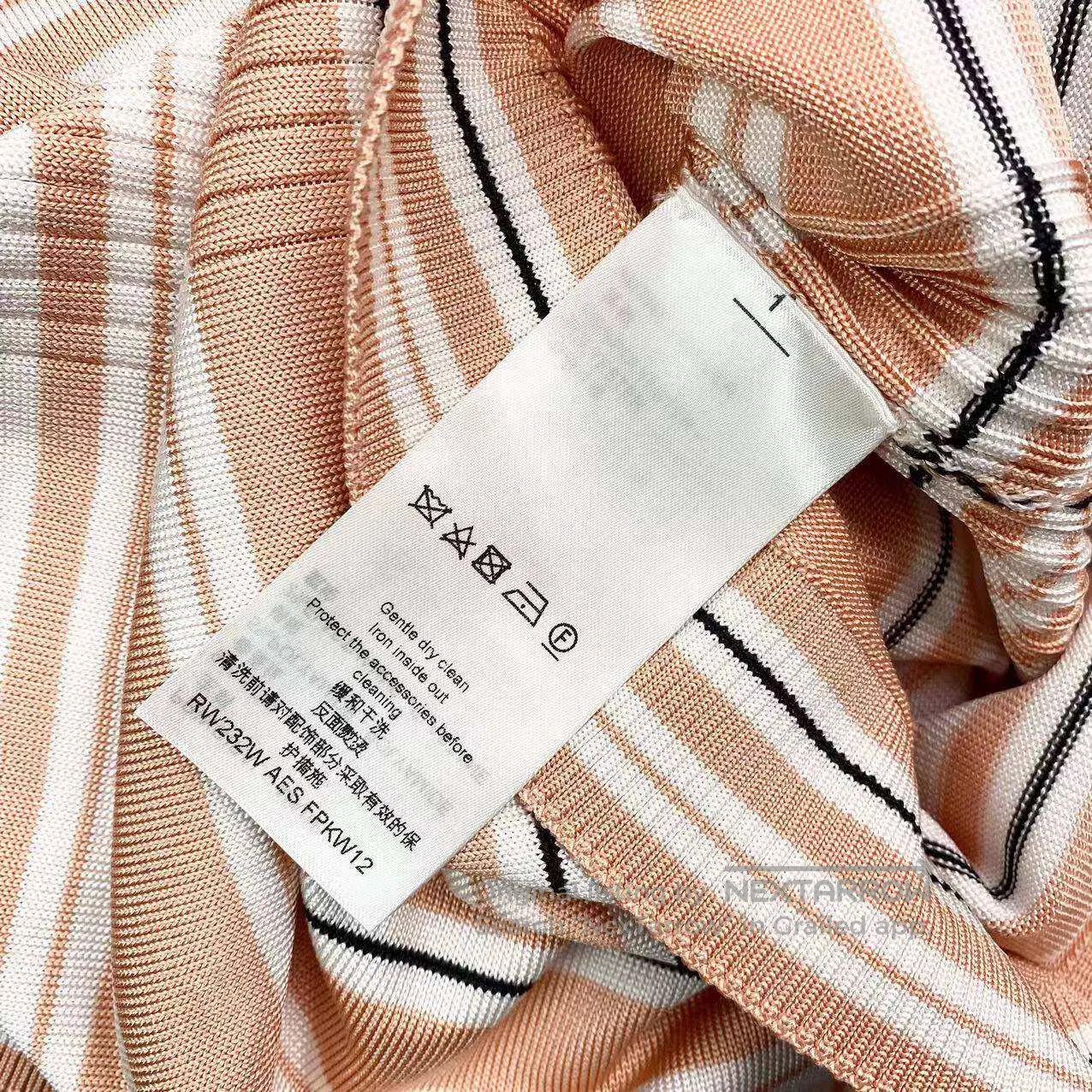 Louis Vuitton Louis Vuitton Orange striped print sleeveless vest| Size M / US 6-8 / IT 42-44 - 4 Thumbnail