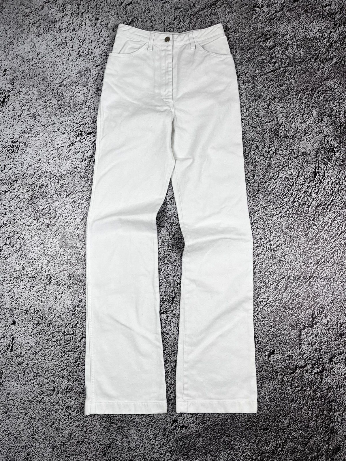 A_PLAN_APPLICATION Vintage Y2K A_Plan_Application flared denim jeans 00s Size 27" / US 4 / IT 40 - 1 Thumbnail