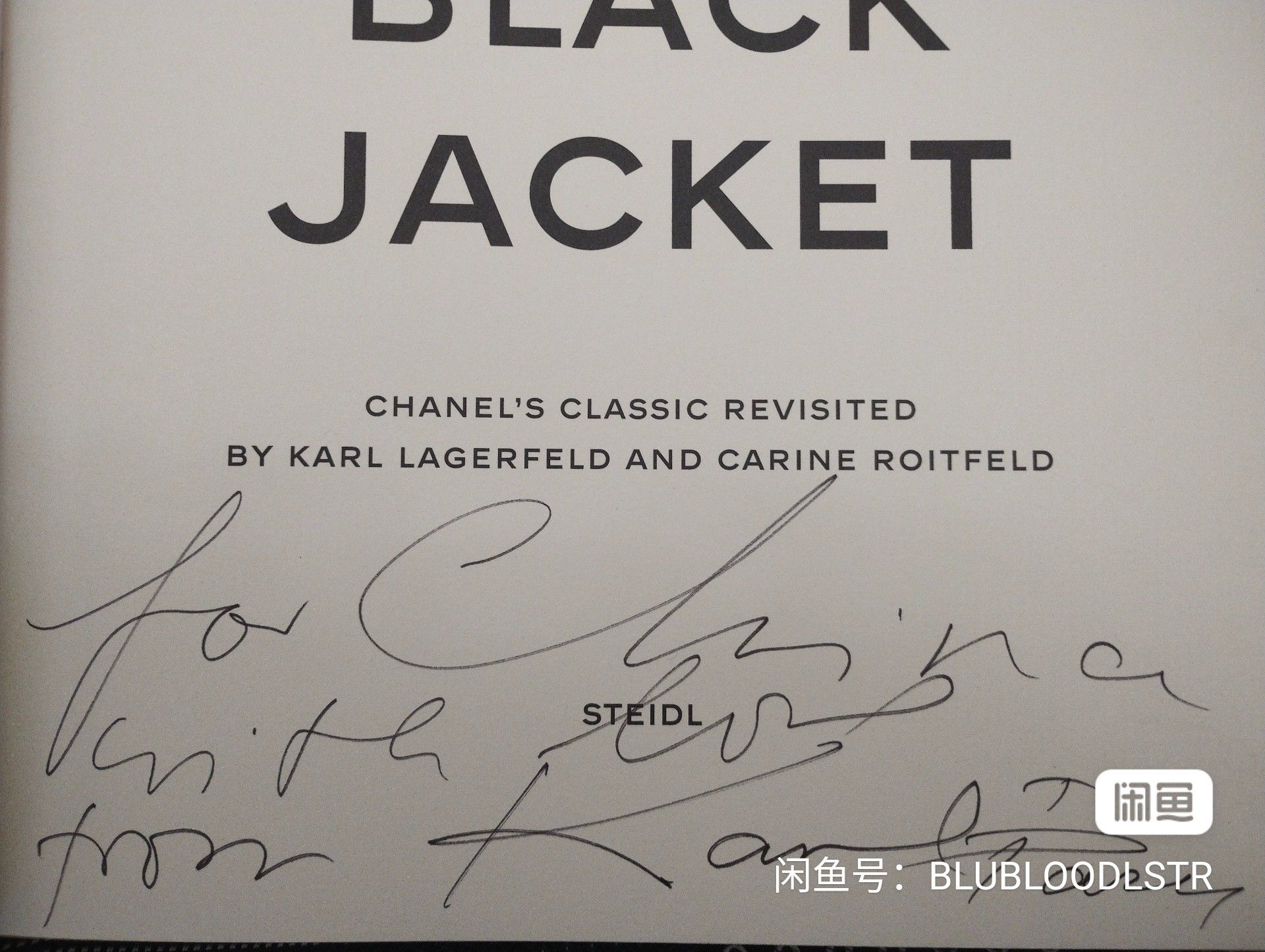 Karl Lagerfeld Karl Lagerfeld SIGNED Photobook [THE LITTLE BLACK JACKET] Size ONE SIZE - 2 Thumbnail