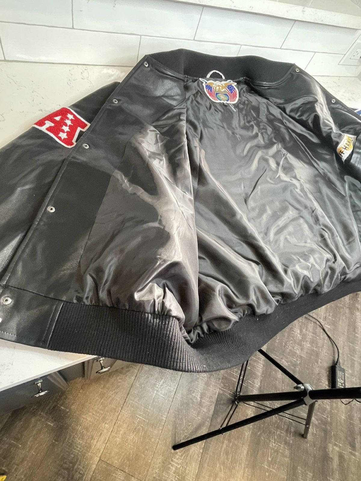 The Unbranded Brand Super Bowl LVIII NFL Embroidered Unbranded Faux Jacket VGC Size US XXL / EU 58 / 5 - 9 Thumbnail