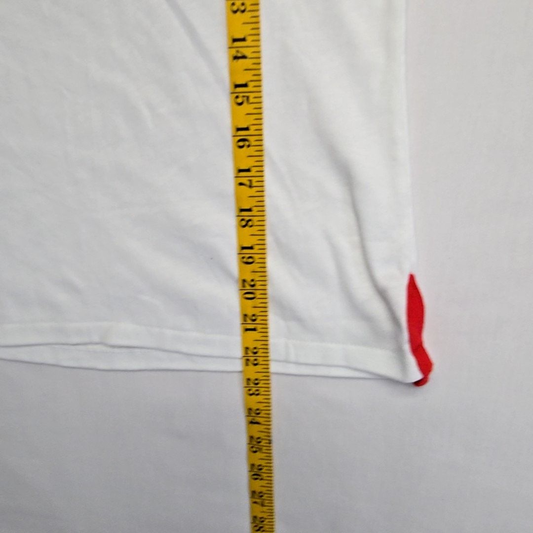 Vintage Vintage Montana Tee Red White V-Neck Womens Medium Shirt Size M / US 6-8 / IT 42-44 - 9 Thumbnail