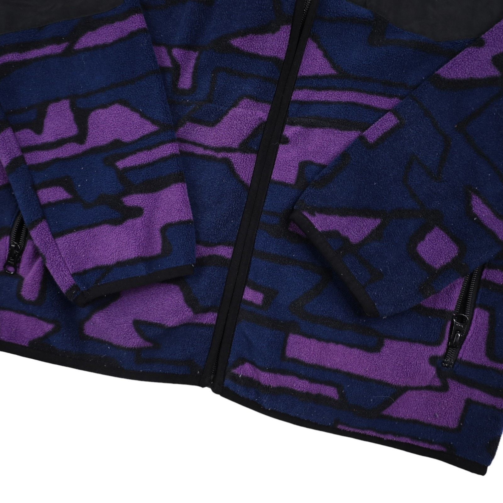 Stussy Stussy Purple Camo Fleece Jacket Size US S / EU 44-46 / 1 - 6 Thumbnail