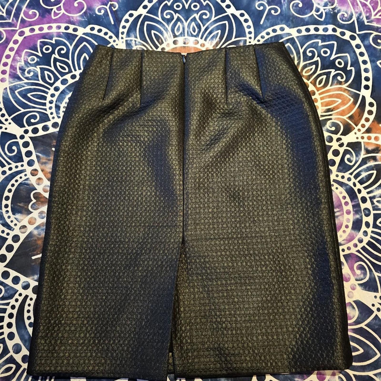Designer Antonio Melani Women's Black Skirt Size 27" / US 4 / IT 40 - 5 Thumbnail