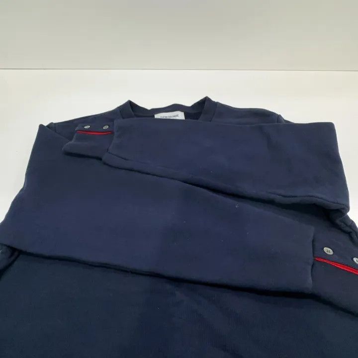 Thom Browne Thom Browne Ivy Boy Sweatshirt in Blue -2507 Size US S / EU 44-46 / 1 - 2 Thumbnail