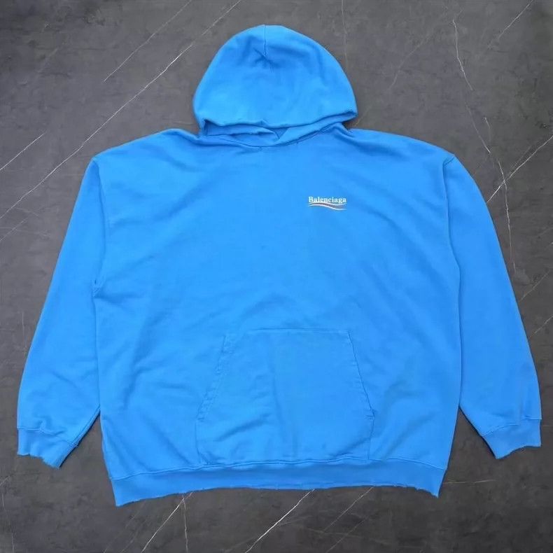 Balenciaga Balenciaga Destroy an old blue coke hoodie. Size US XS / EU 42 / 0 - 1 Thumbnail