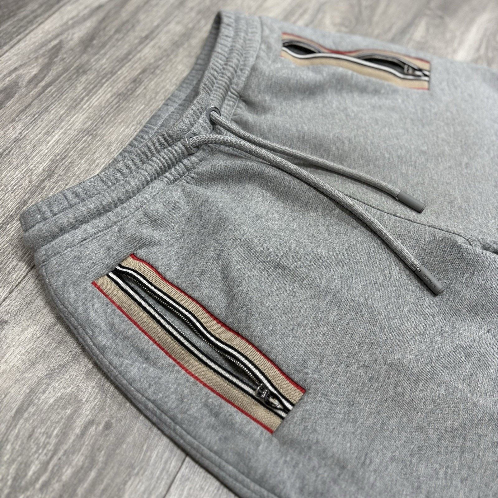 Burberry Size Medium - Burberry Melange Sweat Pants ' Pale Grey ' Size US 32 / EU 48 - 4 Thumbnail
