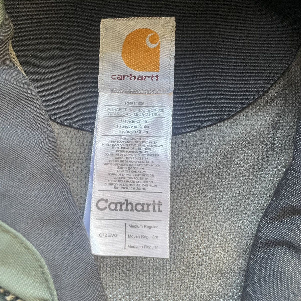 Carhartt × Vintage Vintage green Carhartt weather jacket Size US M / EU 48-50 / 2 - 5 Thumbnail