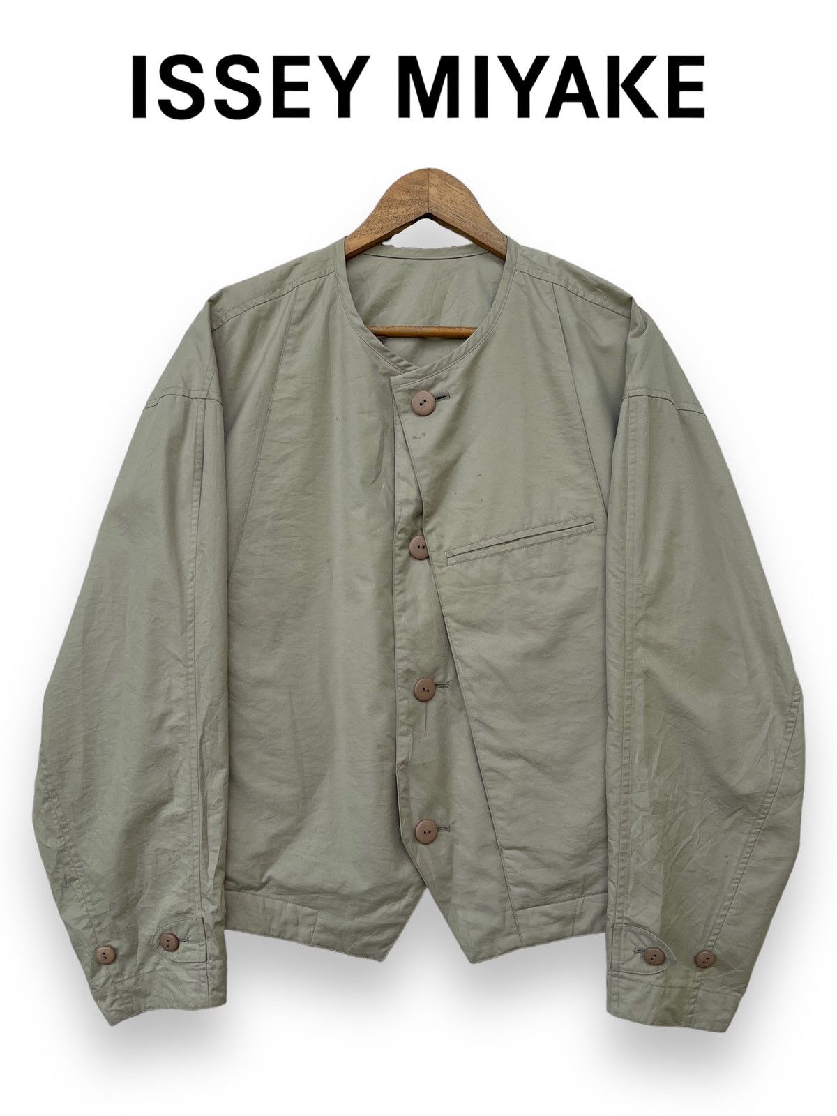 Issey Miyake 🔥S/S 1990 ISSEY MIYAKE BONDAGE POCKET BOMBER JACKET Size US L / EU 52-54 / 3 - 4 Thumbnail