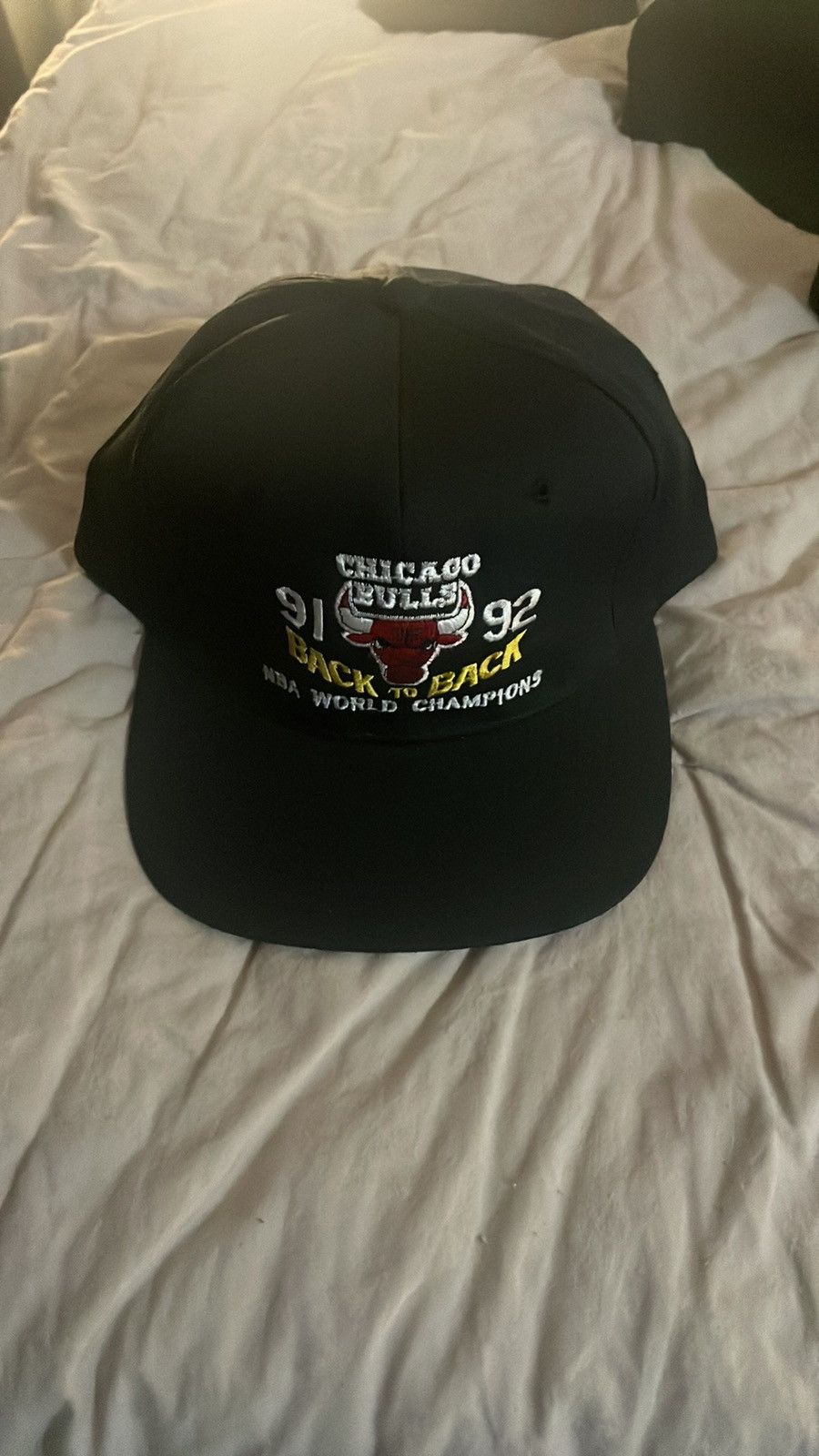 Jordan Brand × NBA × Vintage Vintage 1991-92 Bulls Back To Back Hat Size ONE SIZE - 2 Thumbnail