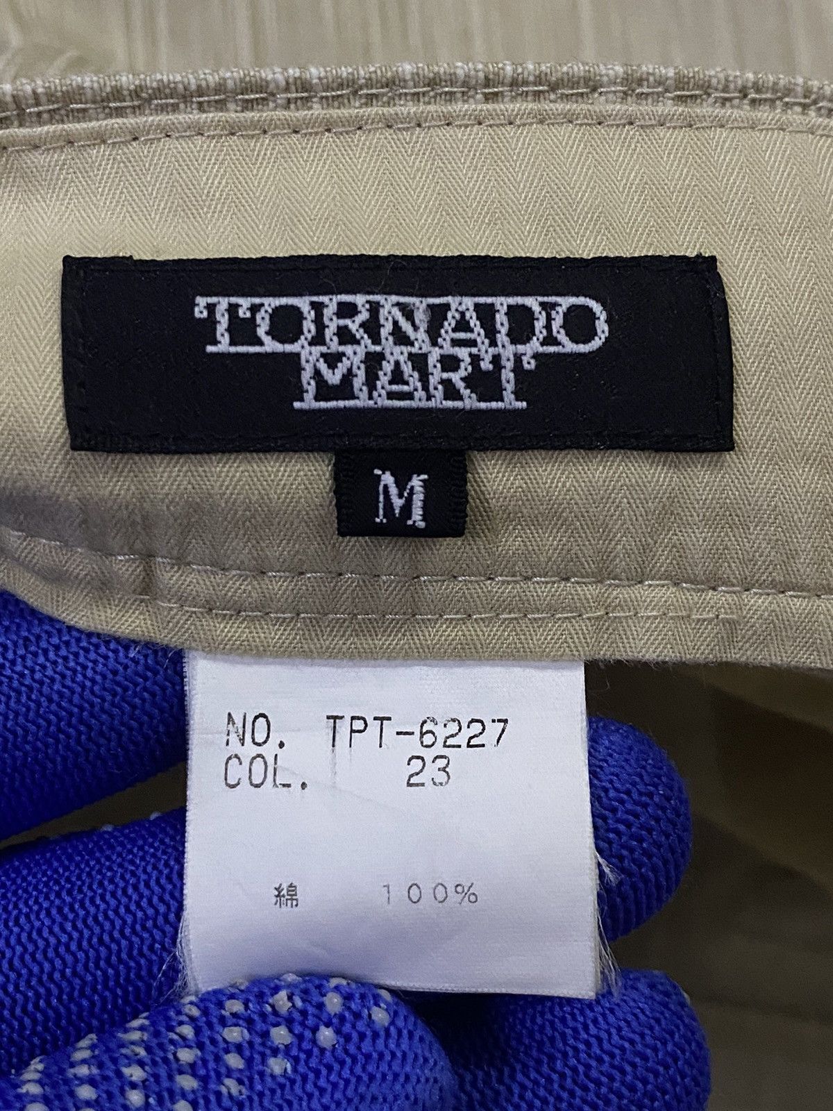 Tornado Mart 💃Tornado Mart Flare Embossed Stripes Spiral Cut Jeans Size US 32 / EU 48 - 11 Thumbnail