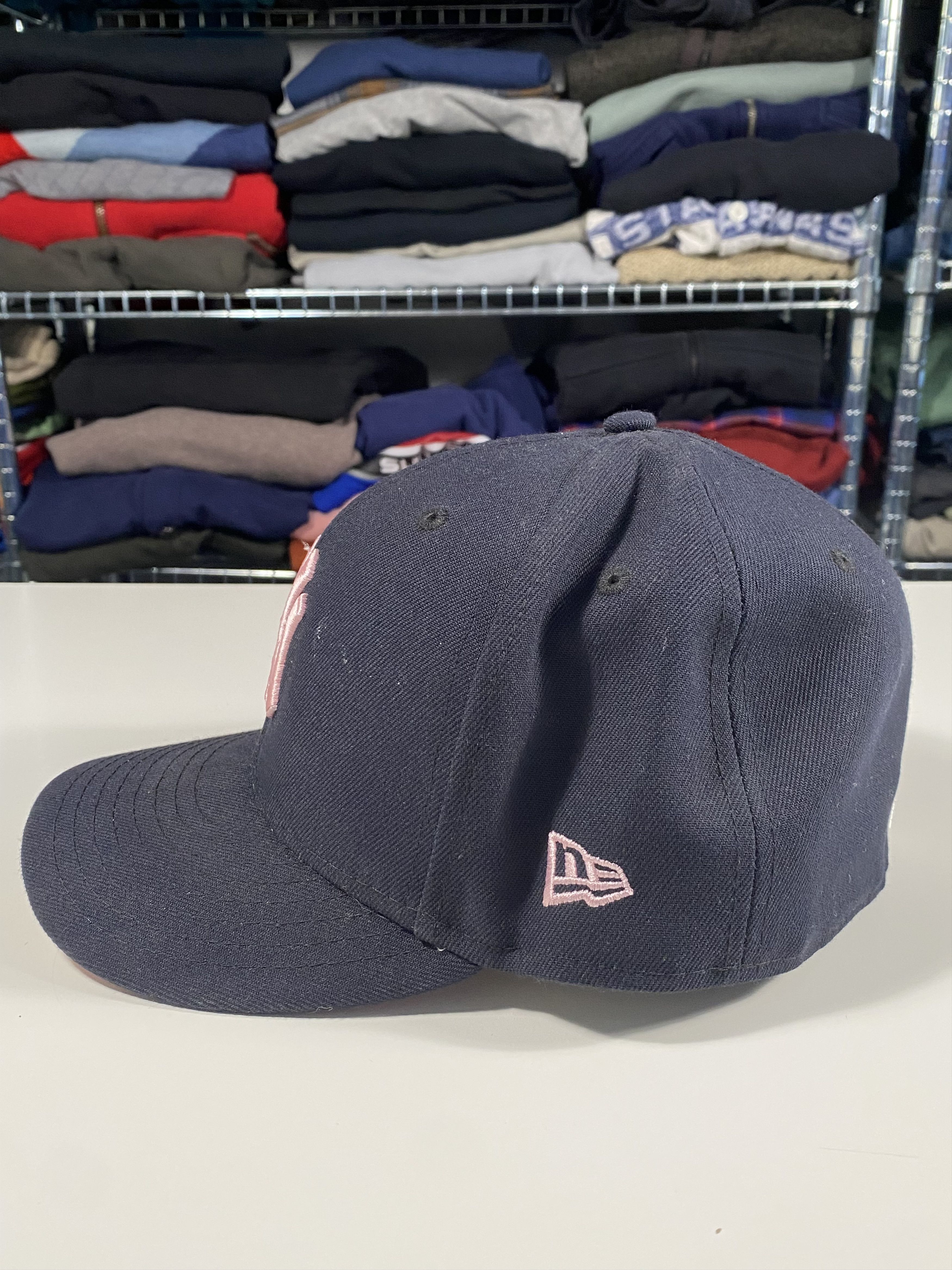 MLB New Era New York Yankees Side Patch Fitted Size 7 3/8 Size ONE SIZE - 3 Thumbnail