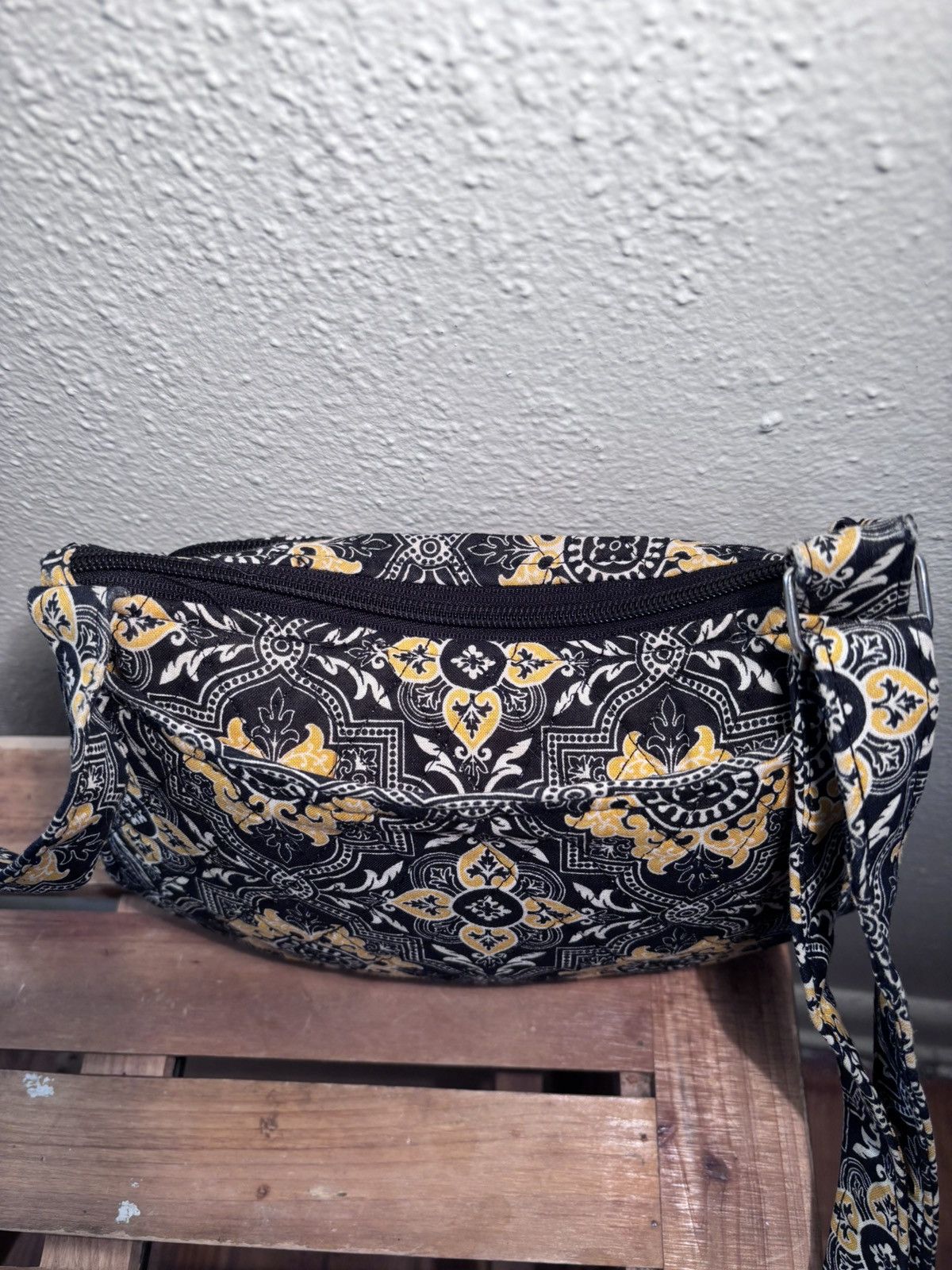 Vintage Quilted Printed Crossbody Bag Size ONE SIZE - 6 Thumbnail
