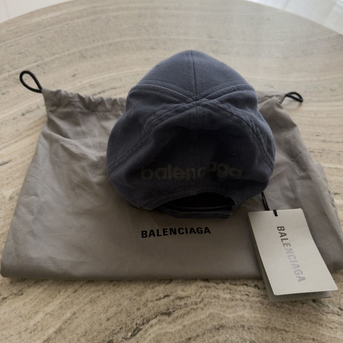Balenciaga Balenciaga 3B Stencil Cap Blue Small 55CM 🚫READ DESCRIPTION🚫 Size ONE SIZE - 3 Thumbnail