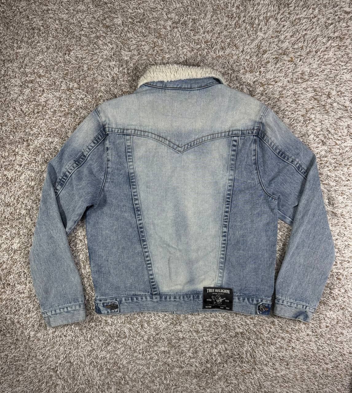 True Religion True Religion Jimmy Sherpa Denim Blue Jacket Size US L / EU 52-54 / 3 - 13 Thumbnail
