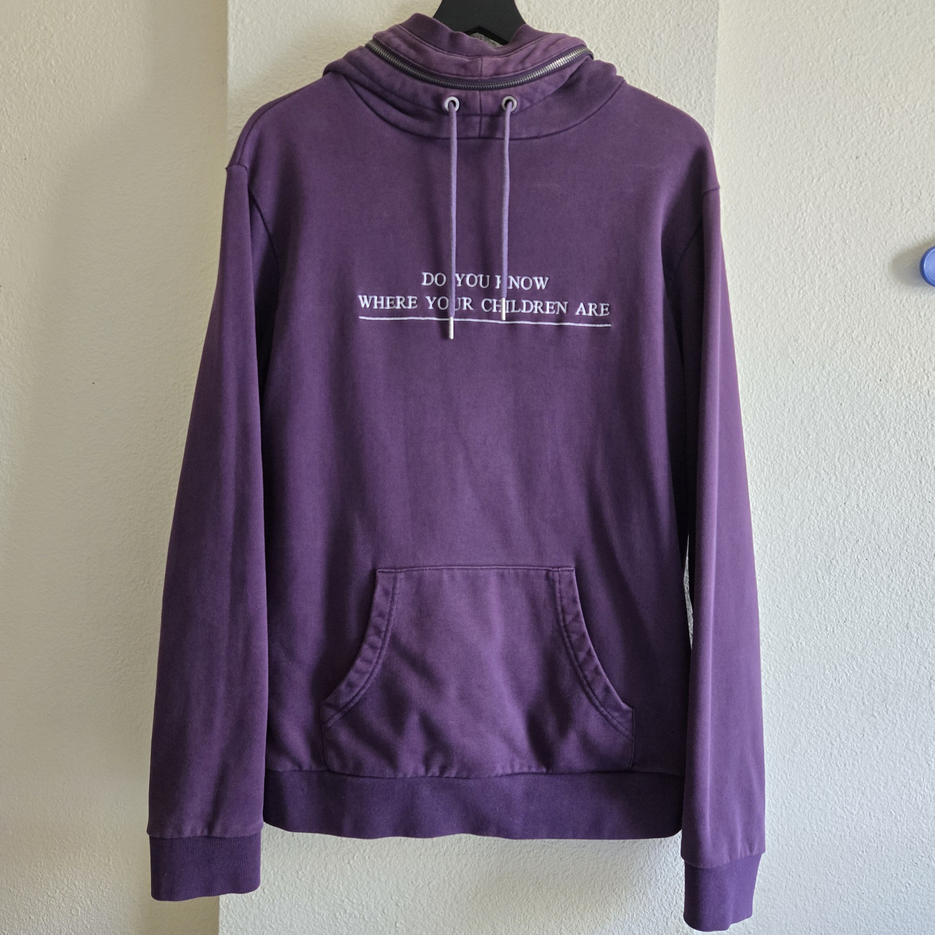 Hood By Air "Do You Know Where Your Children Are" Hoodie Size US M / EU 48-50 / 2 - 1 Thumbnail