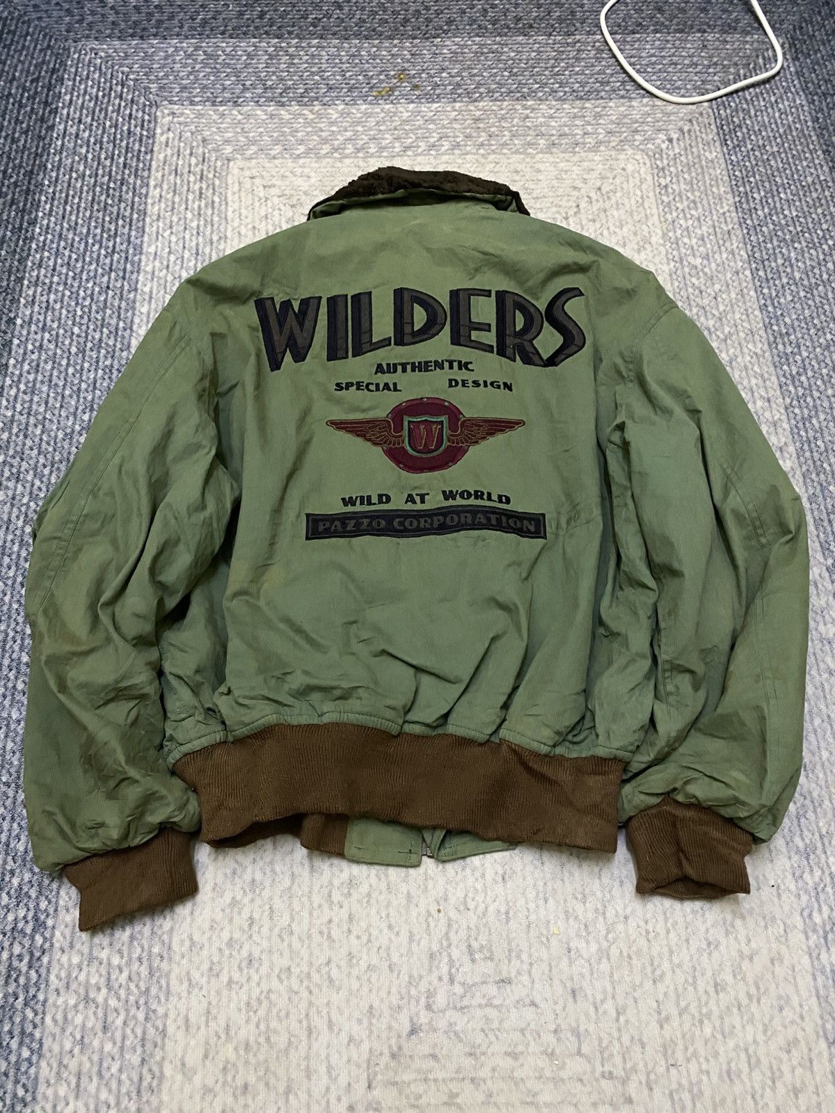 Pazzo VINTAGE PAZZO WILDERS BOMBER JACKET Size US L / EU 52-54 / 3 - 1 Thumbnail