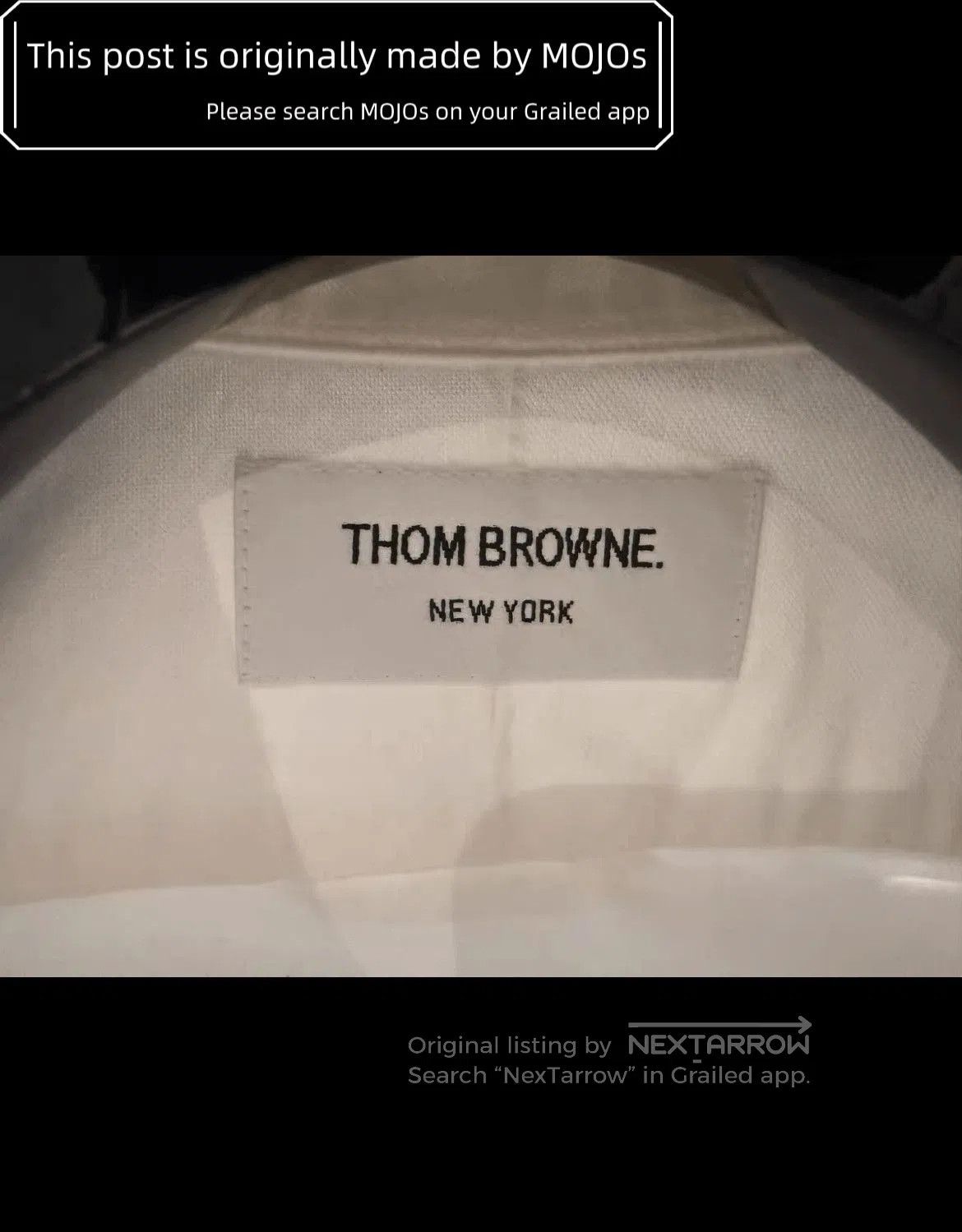 Thom Browne Sz 0 Thom Browne Pocket Stripe White Shirt. Size US XS / EU 42 / 0 - 3 Thumbnail