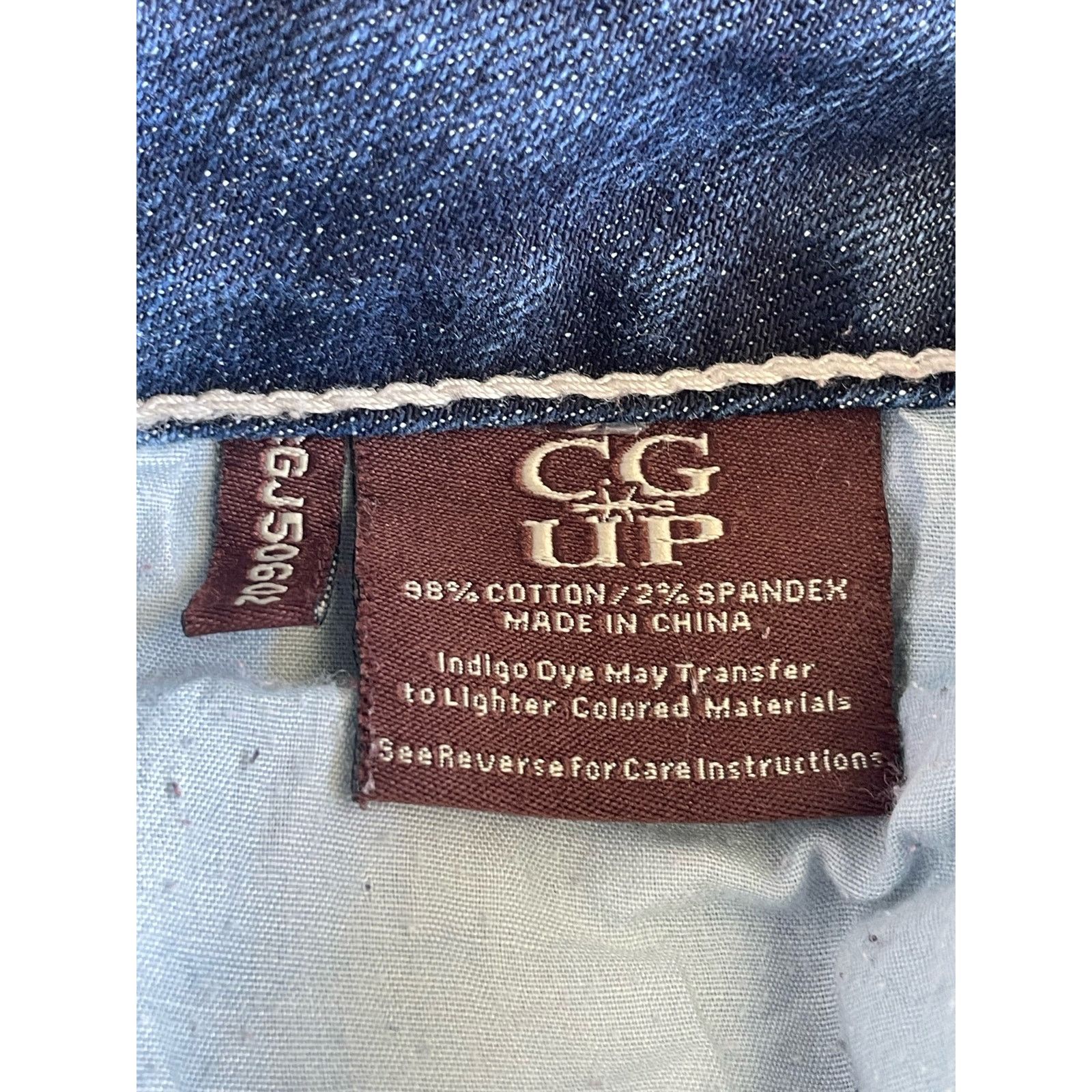Other Cowgirl Up! ladies jeans, lightwash bedazzled 32/34 Size 32" / US 10 / IT 46 - 2 Thumbnail