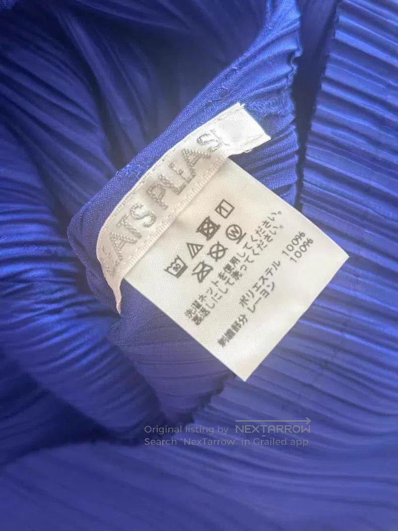 Issey Miyake Issey Miyake Blue-purple Applique Long Top Size L / US 10 / IT 46 - 3 Thumbnail