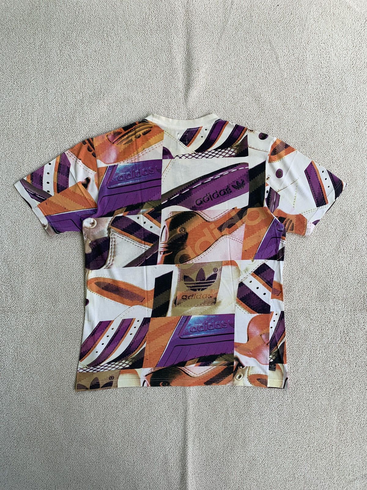 Beauty Beast × If Six Was Nine × Japanese Brand VTG Adidas ATT All Over Tshirt Size US L / EU 52-54 / 3 - 2 Thumbnail