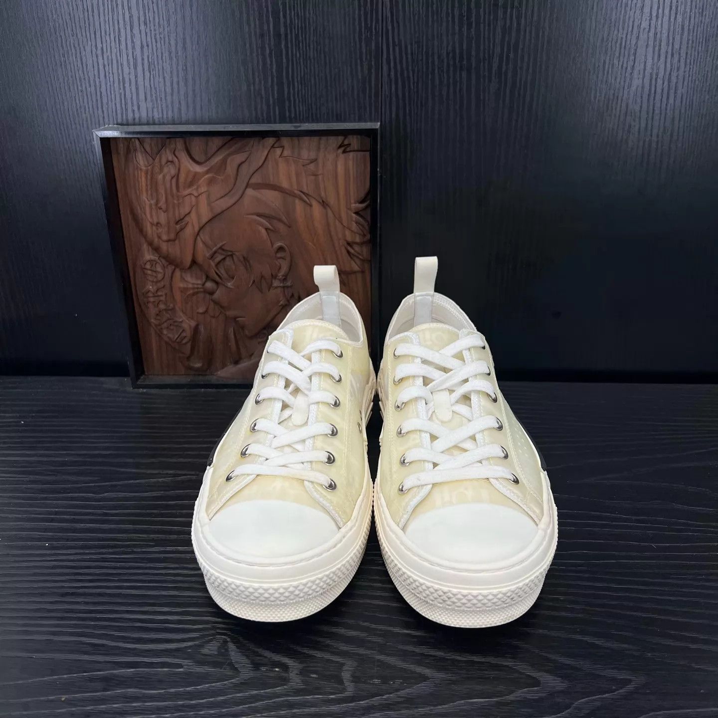Dior Dior B23 White All-Over Print 41 With Box New Size US 8 / EU 41 - 2 Thumbnail