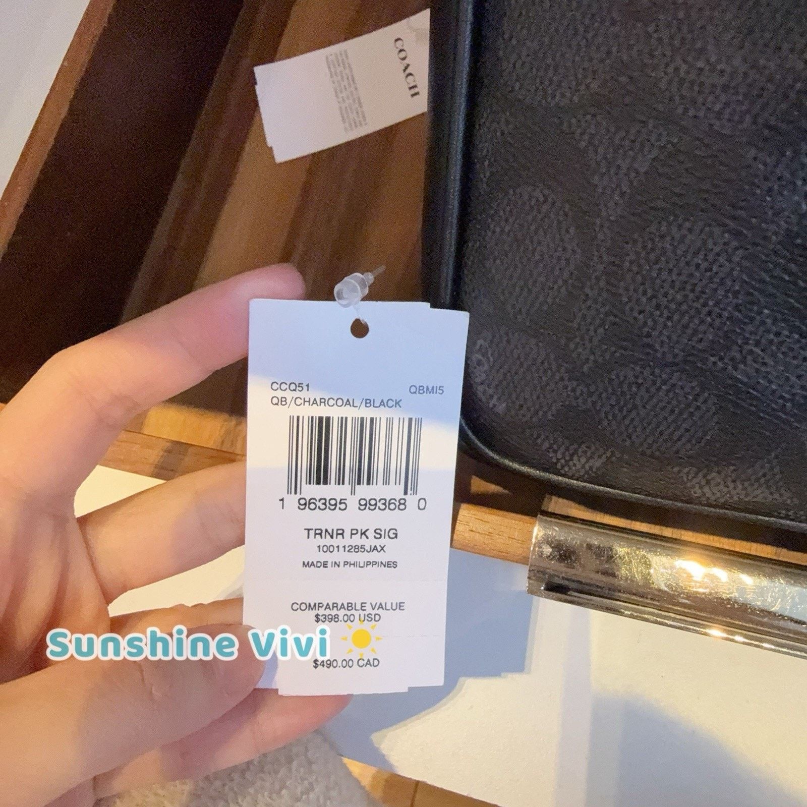 Coach NWT Coach CCQ51 Turner Pack Leather Bag Messenger Size ONE SIZE - 2 Thumbnail