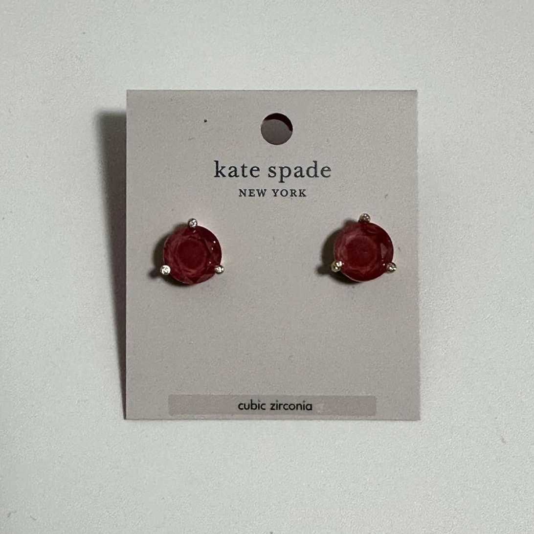 Kate Spade Kate Spade Round Rise and Shine coral Studs Earrings Size ONE SIZE - 3 Thumbnail