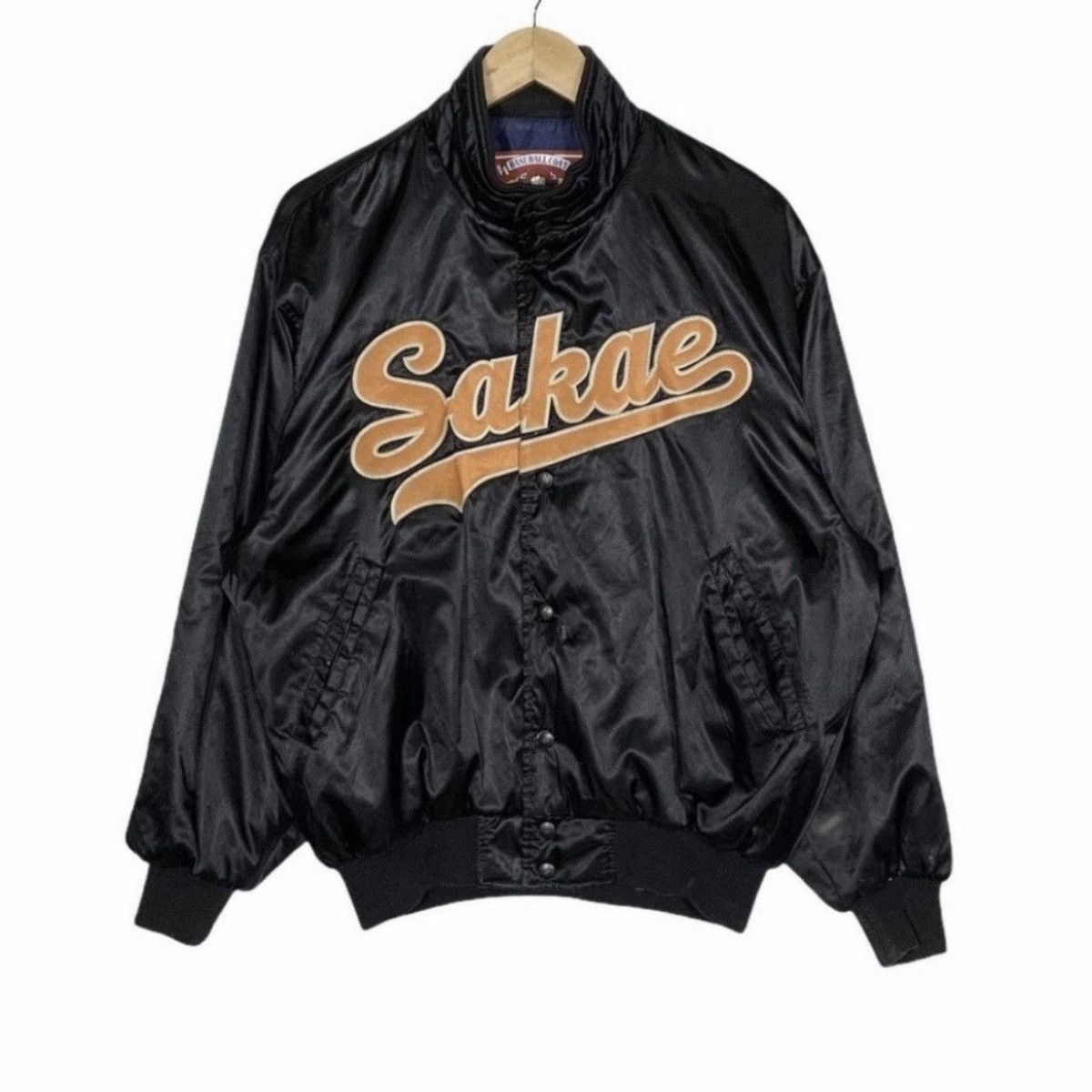 Vintage Bomber jacket rawling big logo embroidered Size US L / EU 52-54 / 3 - 1 Thumbnail