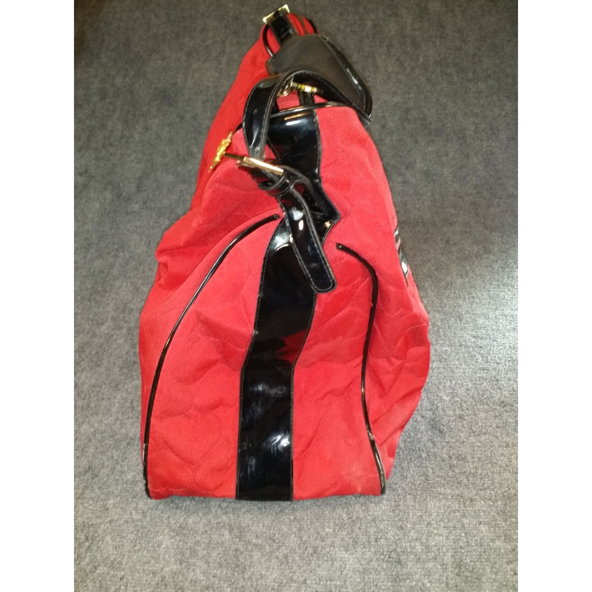 Betsey Johnson Betsey Johnson Betseyville Quilted Red Carry On Travel Plane Size ONE SIZE - 7 Thumbnail