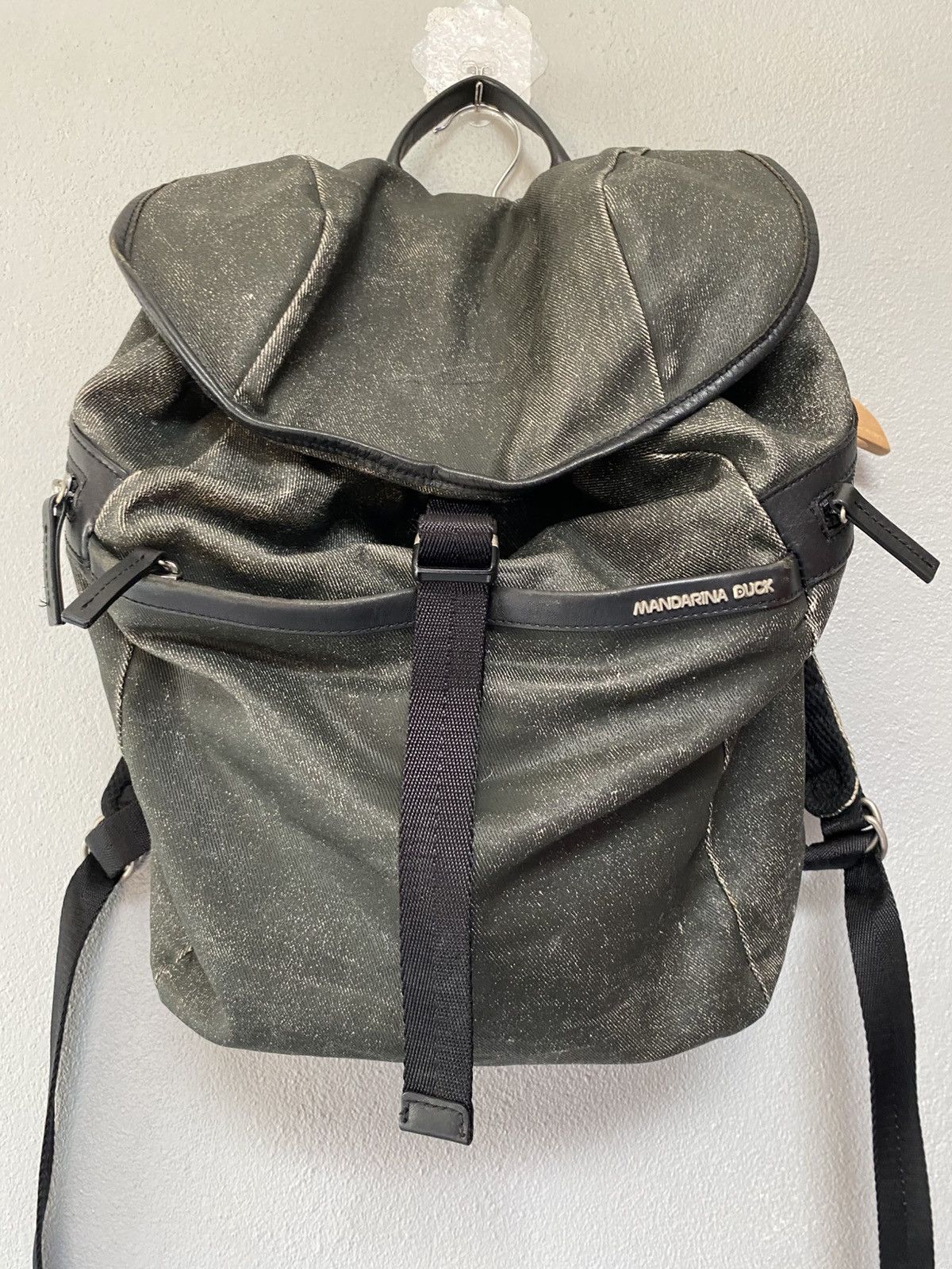Mandarina Duck × Yohji Yamamoto Mandarina Duck by YohjiYamamoto backpack drawstring Size ONE SIZE - 6 Thumbnail
