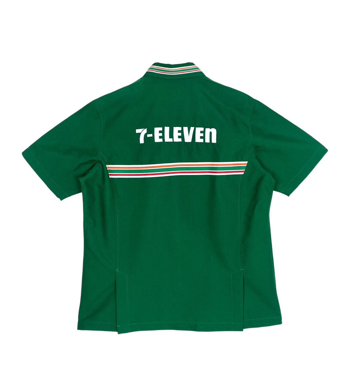 Japanese Brand Rare‼️ Vtg 7 Eleven Uniform Short Sleeve Embroidery Big Logo Size US M / EU 48-50 / 2 - 5 Thumbnail