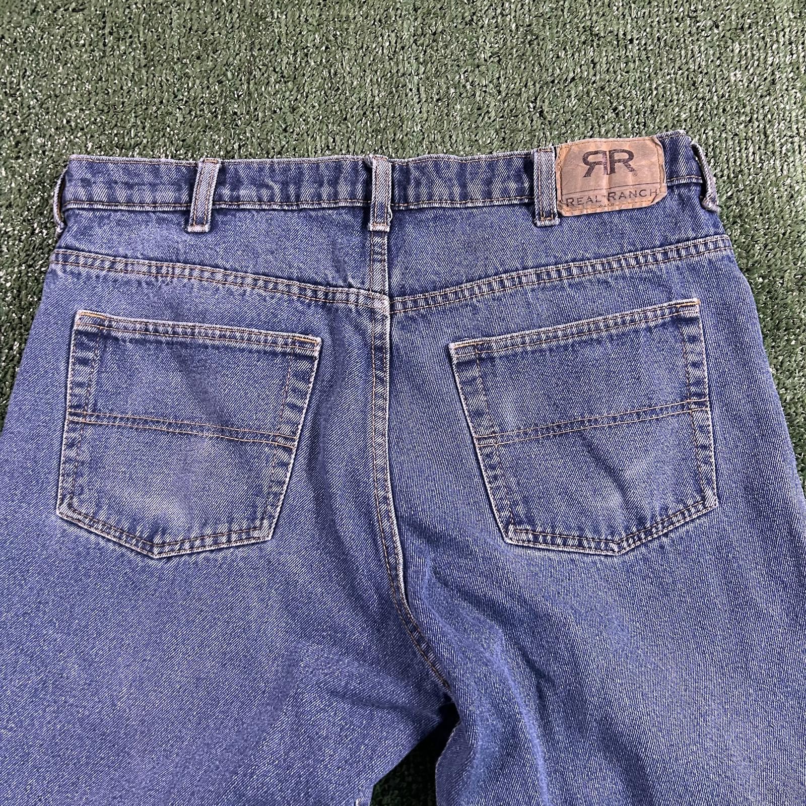 Other Real Ranch Men's Relaxed Fit Jeans 36x30 Size US 36 / EU 52 - 4 Thumbnail