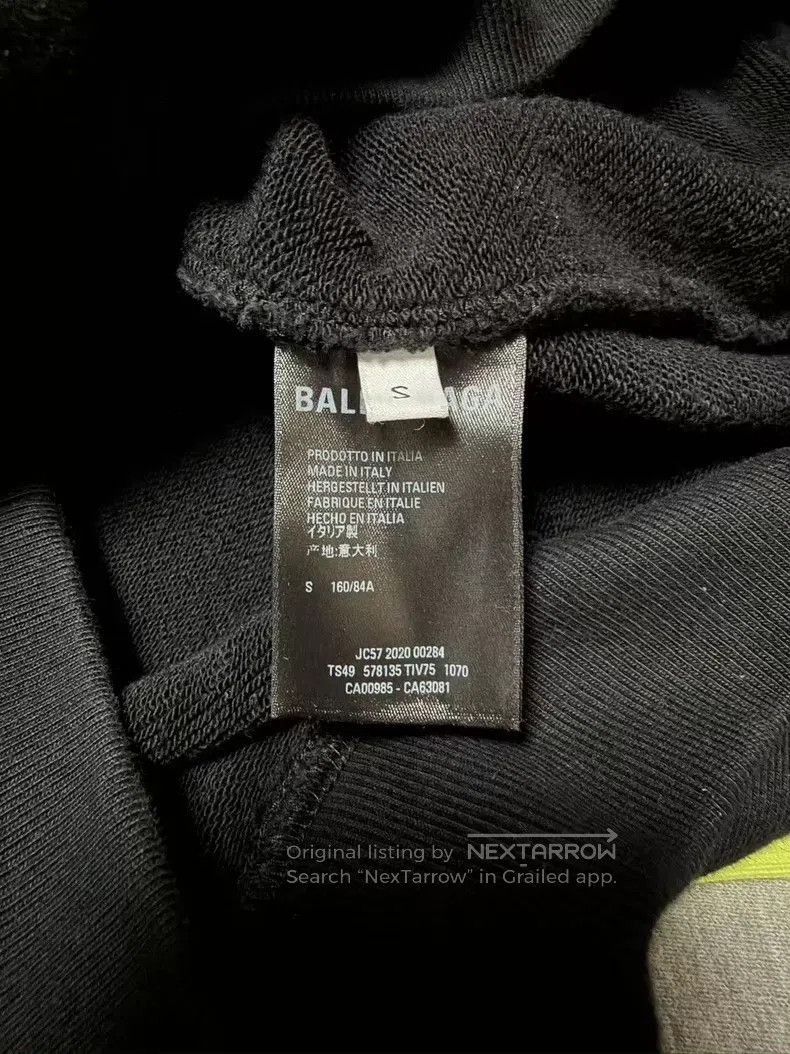 Balenciaga Balenciaga Crew logo hooded sweatshirt Size US S / EU 44-46 / 1 - 4 Thumbnail