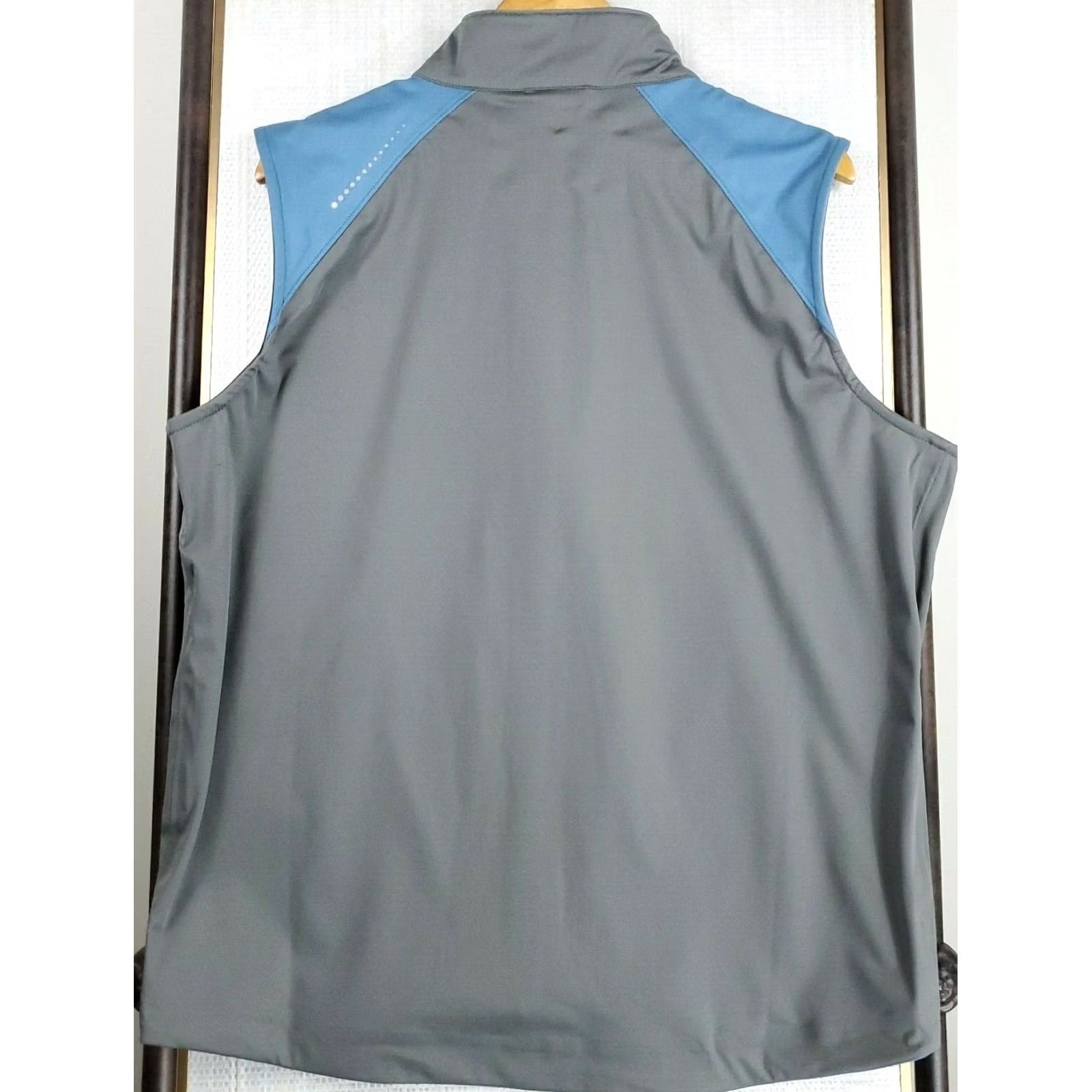 Peter Millar PETER MILLAR Full Zip Vest Mens Size Large Gray/Blue Windproof Golf NWT 65 Size US L / EU 52-54 / 3 - 5 Thumbnail