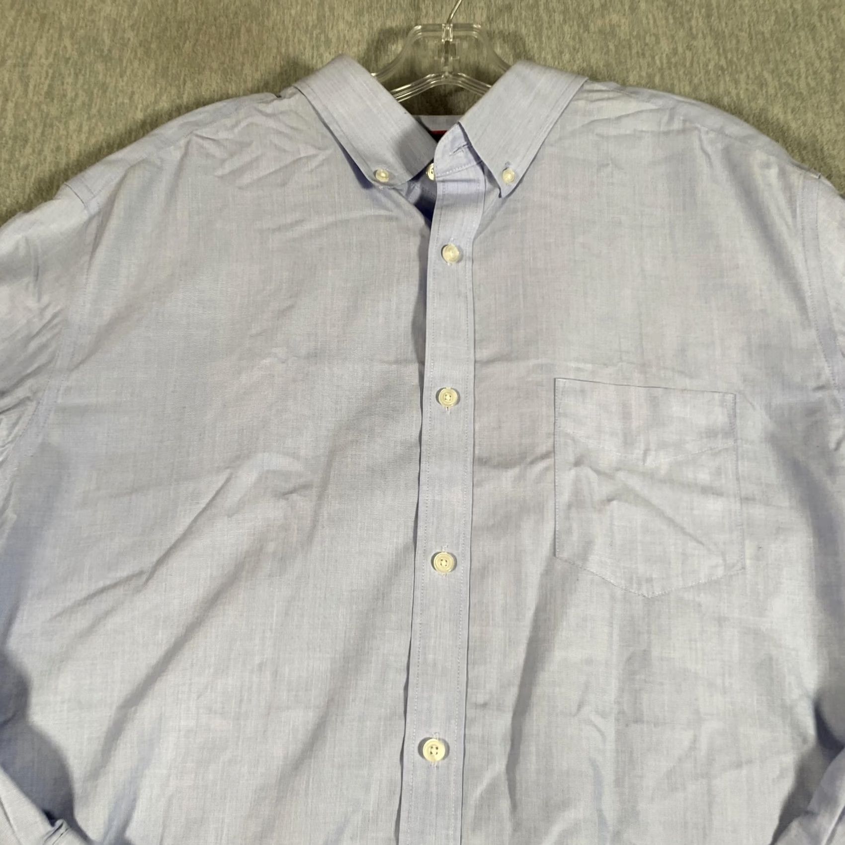 UNTUCKit UNTUCKit Shirt Mens 2XL Blue Slim Fit Wrinkle Free Button Front Long Sleeve Size US XXL / EU 58 / 5 - 4 Thumbnail