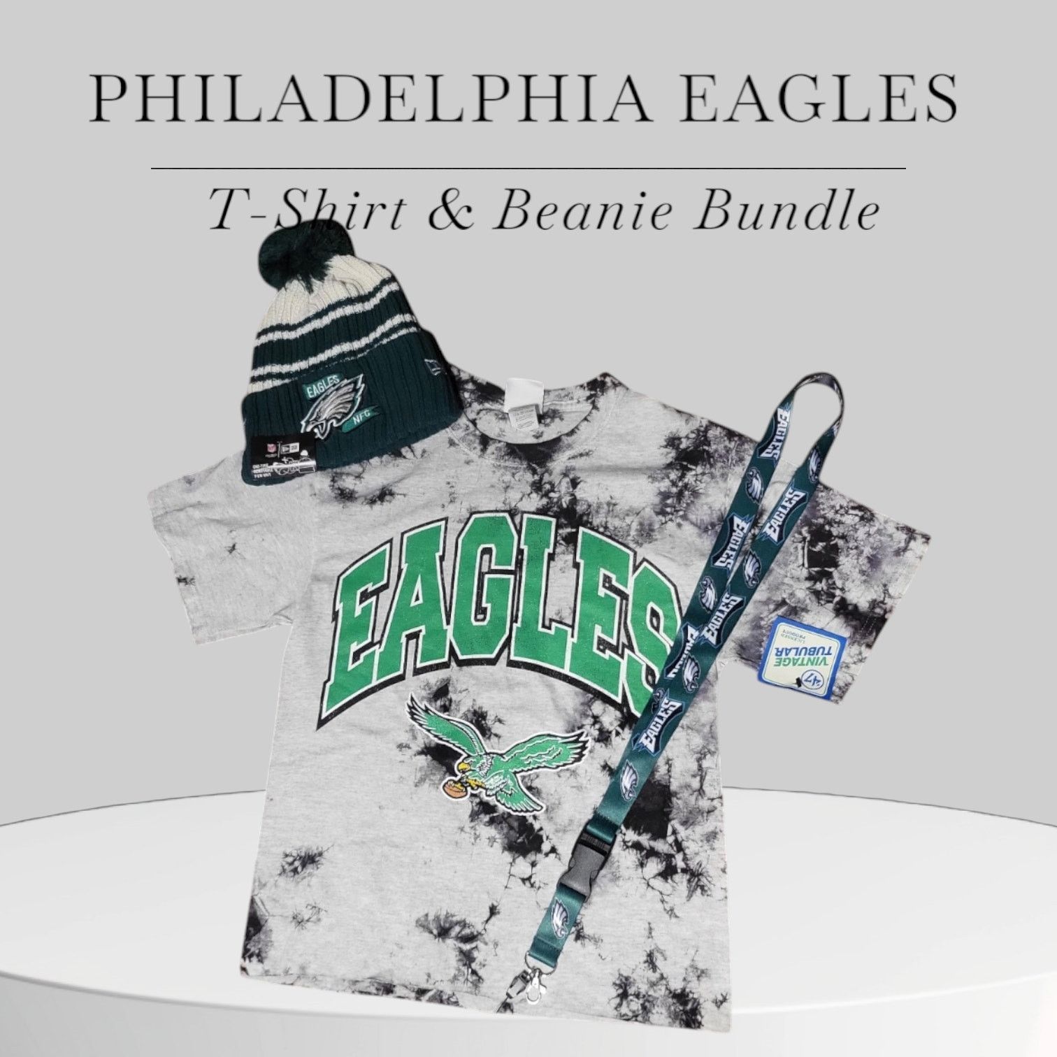 Other NWT Philadelphia Eagles NFL T-Shirt & Beanie Women's Size S Size S / US 4 / IT 40 - 1 Thumbnail