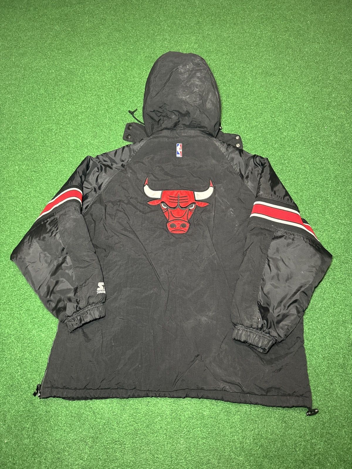 Starter Vintage 90s Chicago Bulls INSANE Starter Puffer XXL Jacket Size US XXL / EU 58 / 5 - 4 Thumbnail