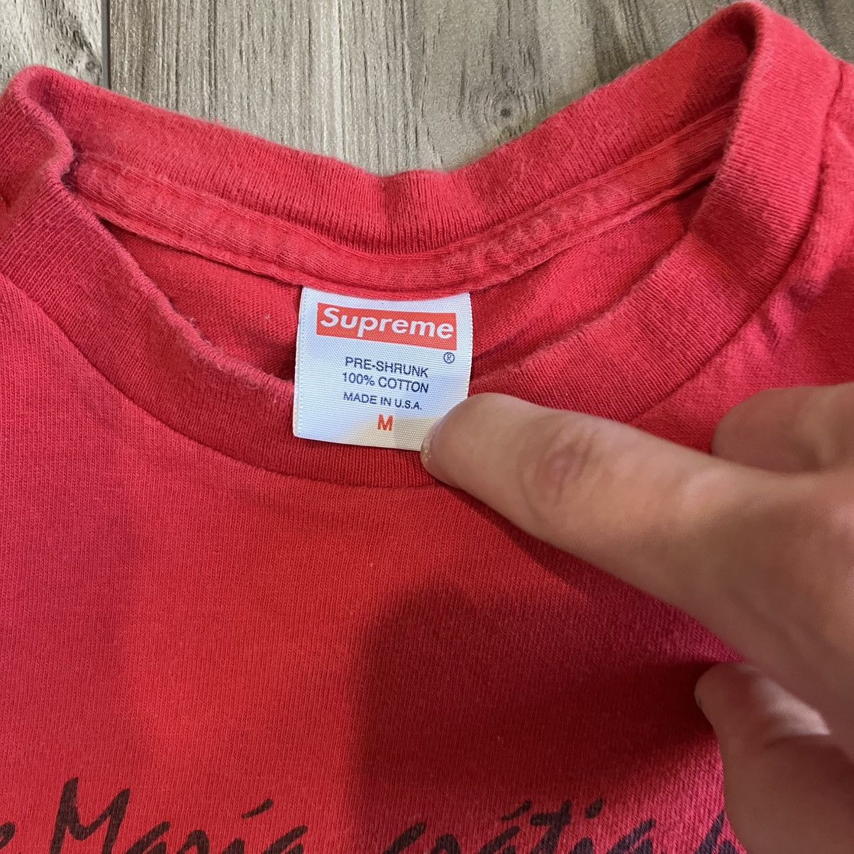 Supreme Supreme Ave Maria Tee Shirt Size US M / EU 48-50 / 2 - 3 Thumbnail