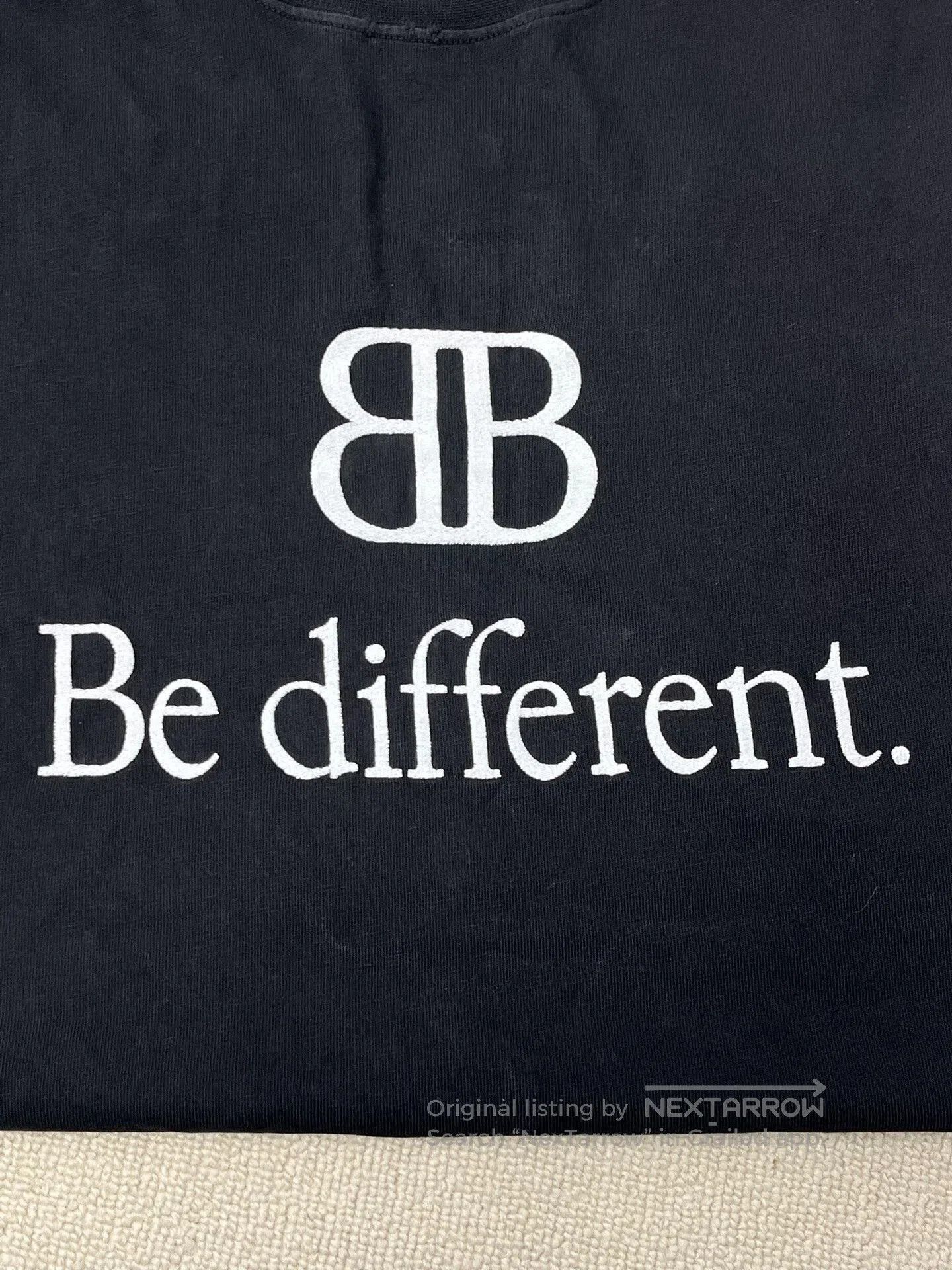 Balenciaga balenciaga be different logo embroidered t. Size US XS / EU 42 / 0 - 3 Thumbnail