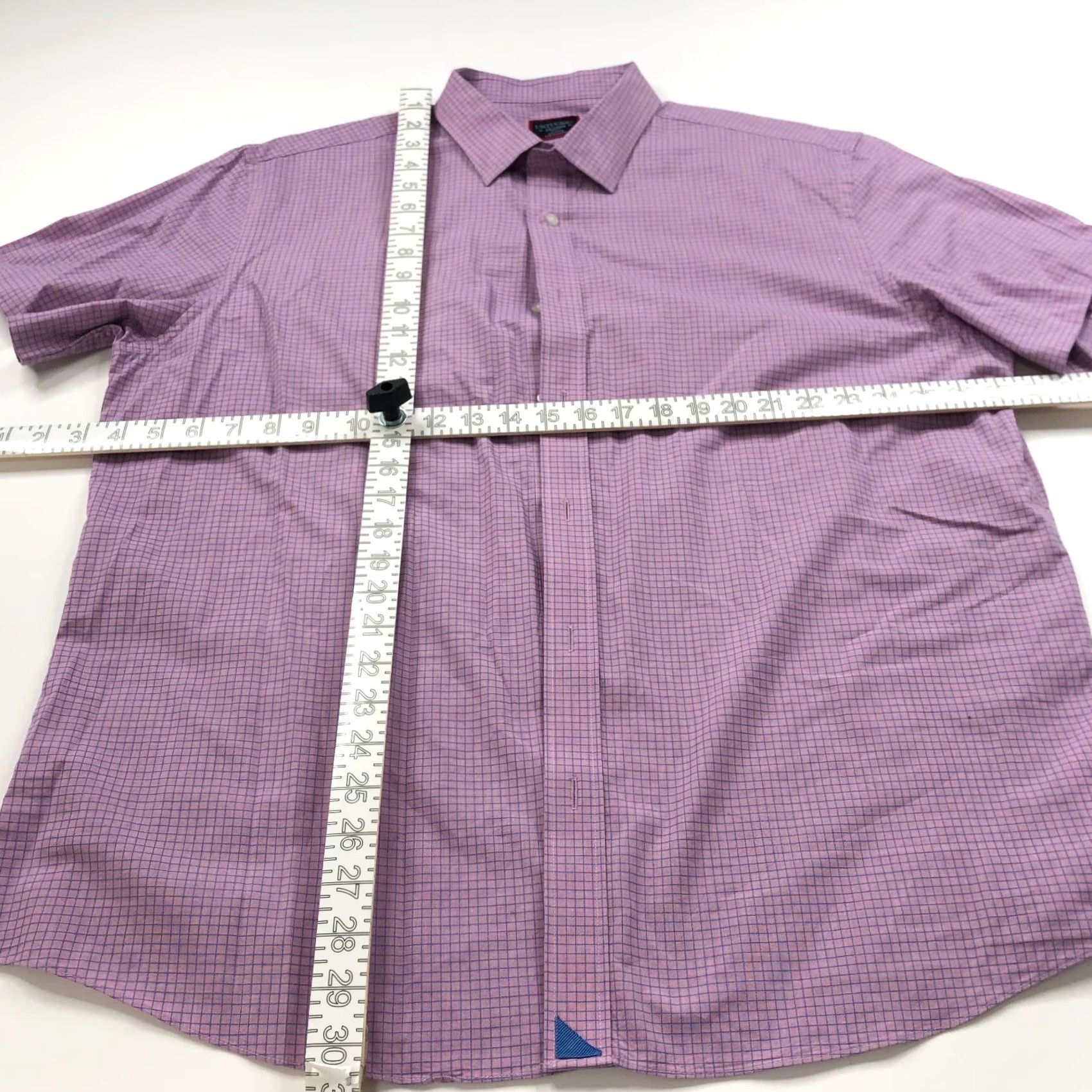 UNTUCKit UNTUCKit Slim Fit XXL 100% Cotton Button Collared Shirt Pink Blue, Long Sleeve, Plaid, Button-Up, Casual, Men, 2XL Size US XXL / EU 58 / 5 - 3 Thumbnail