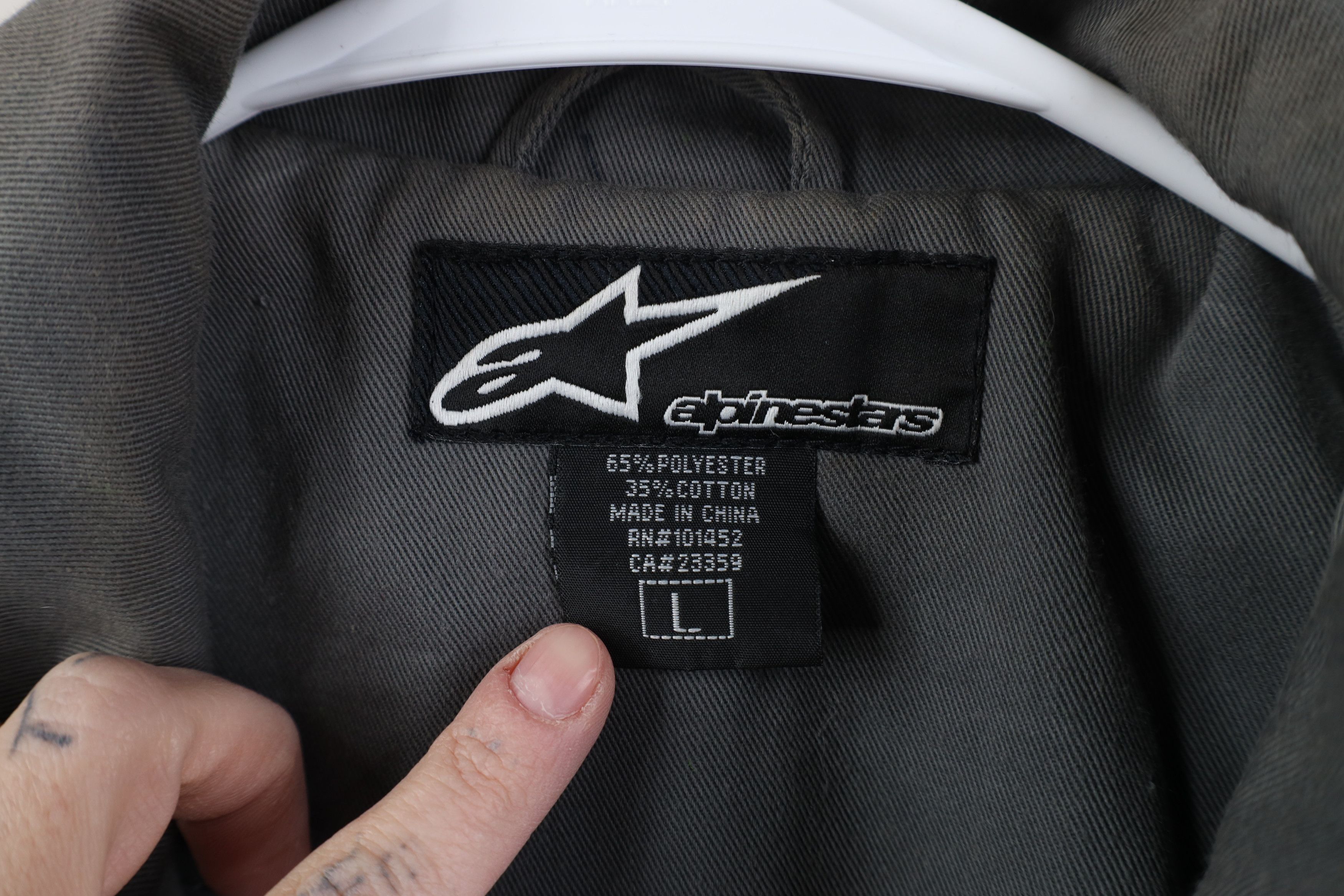 Alpinestars Vintage Alpinestars Racing Workwear Mechanic Bomber Jacket Size US L / EU 52-54 / 3 - 11 Thumbnail