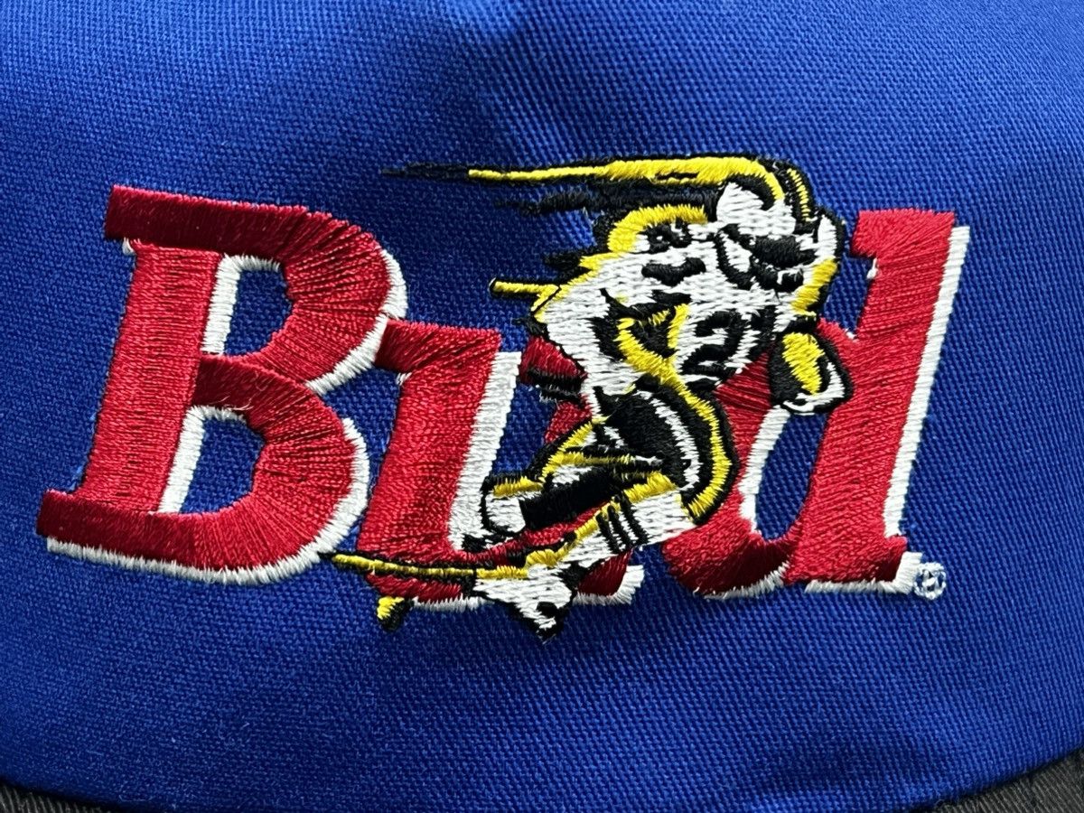 Budweiser Vintage 80s Budweiser Football Snapback Hat Size ONE SIZE - 2 Thumbnail