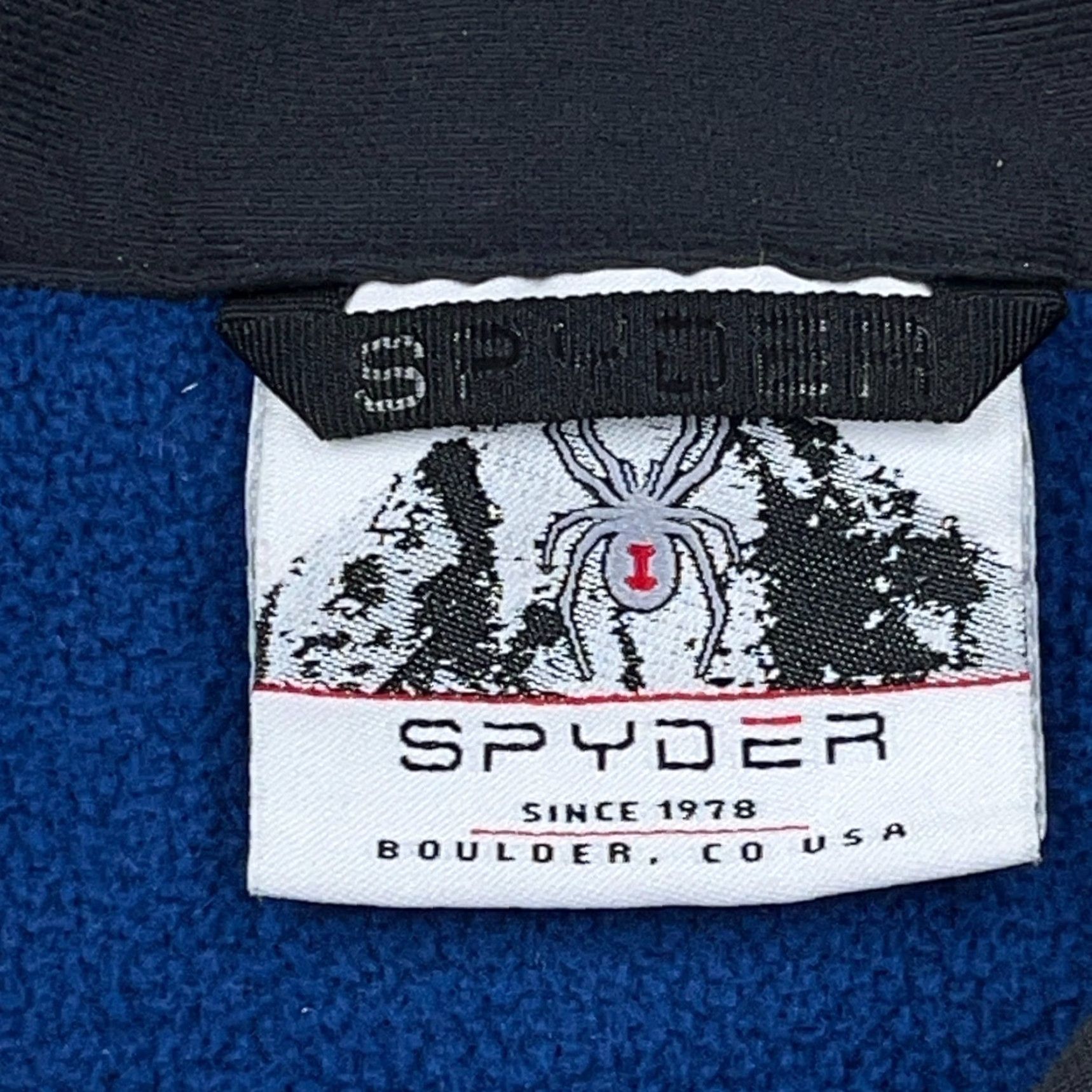 Spyder Spyder Jacket Men XL Blue Black Pullover Thermal Waffle Knit Sweater Hiking A80 Size US XL / EU 56 / 4 - 4 Thumbnail