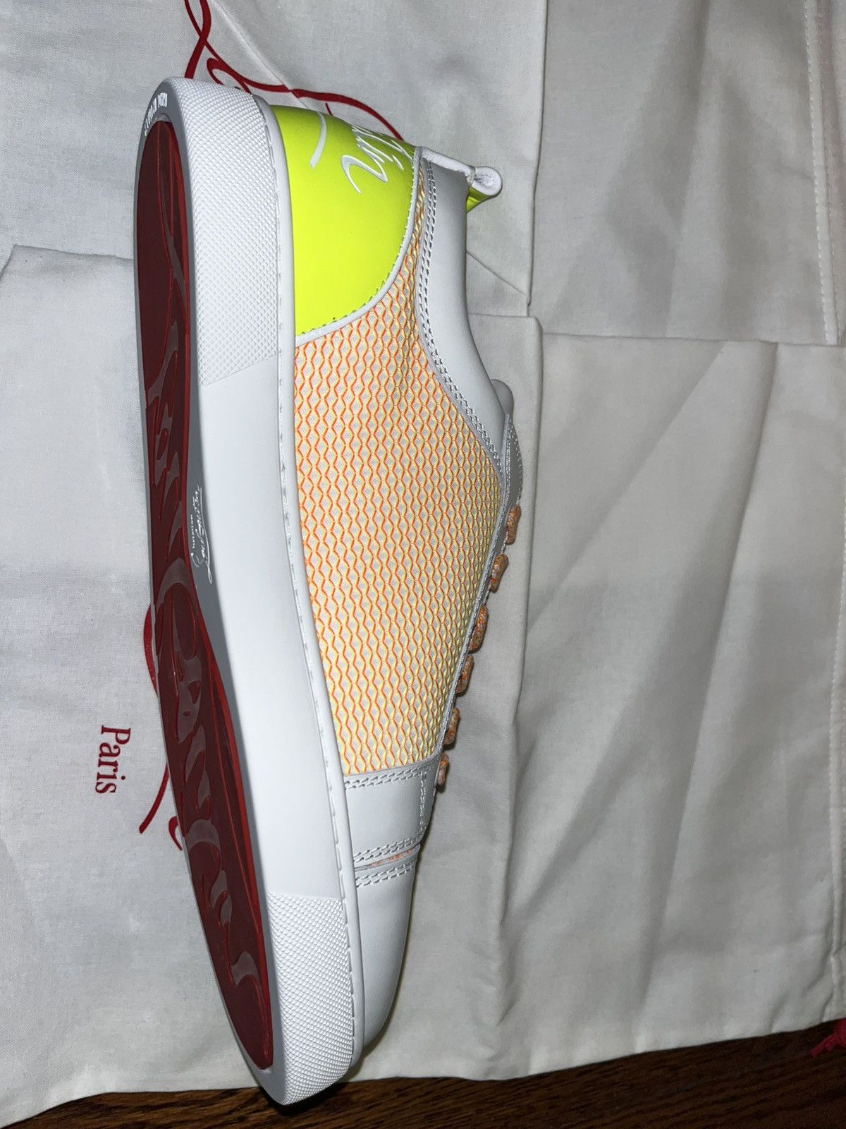 Christian Louboutin NIB $1095 Christian Louboutin Fun Louis Junior Sneakers Size US 10.5 / EU 43-44 - 6 Thumbnail