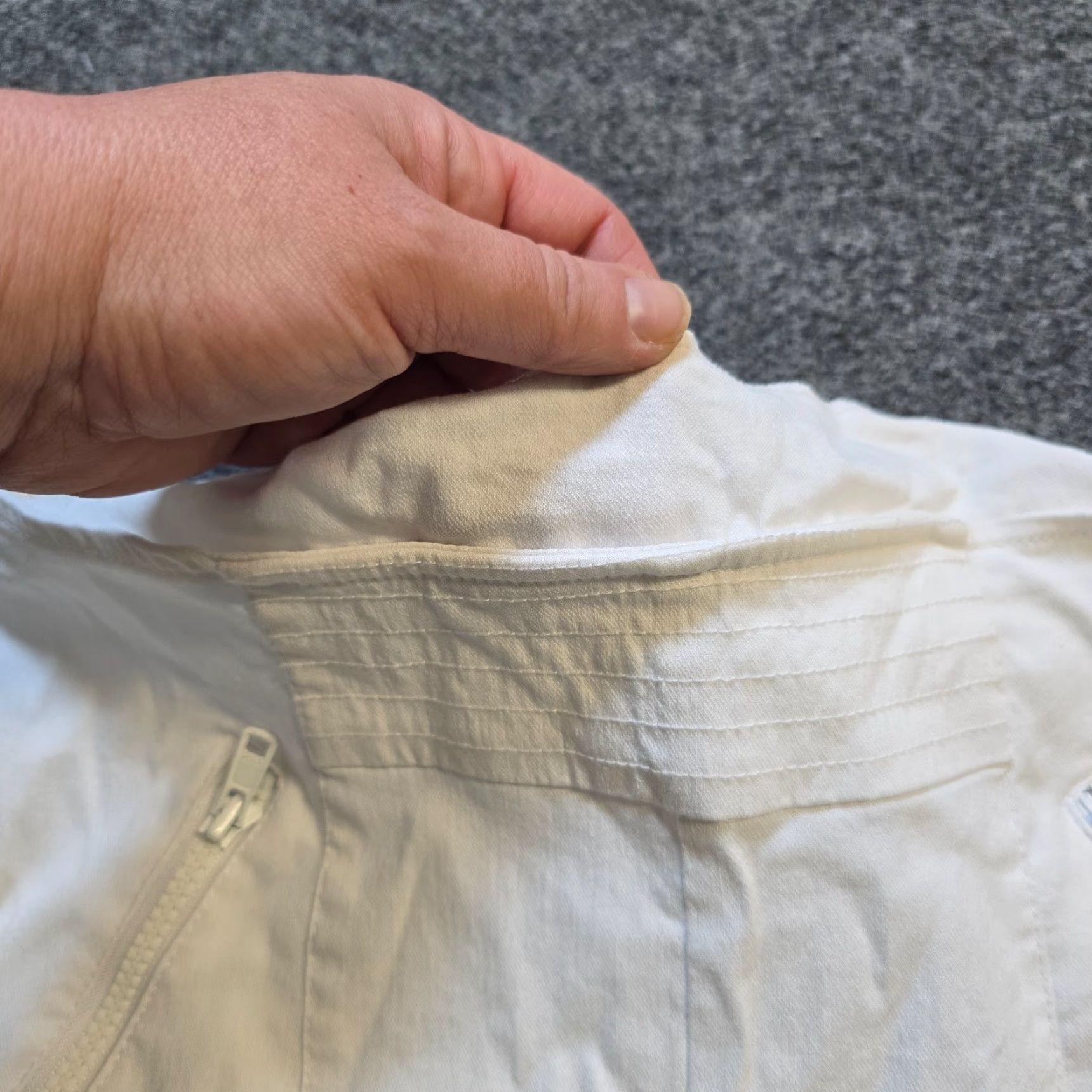 Joseph Ribkoff Joseph Ribkoff Pants Womens Size 8 White Stretch Flare Pockets Casual Capsule Holiday Summer Capsule Size 30" / US 8 / IT 44 - 5 Thumbnail