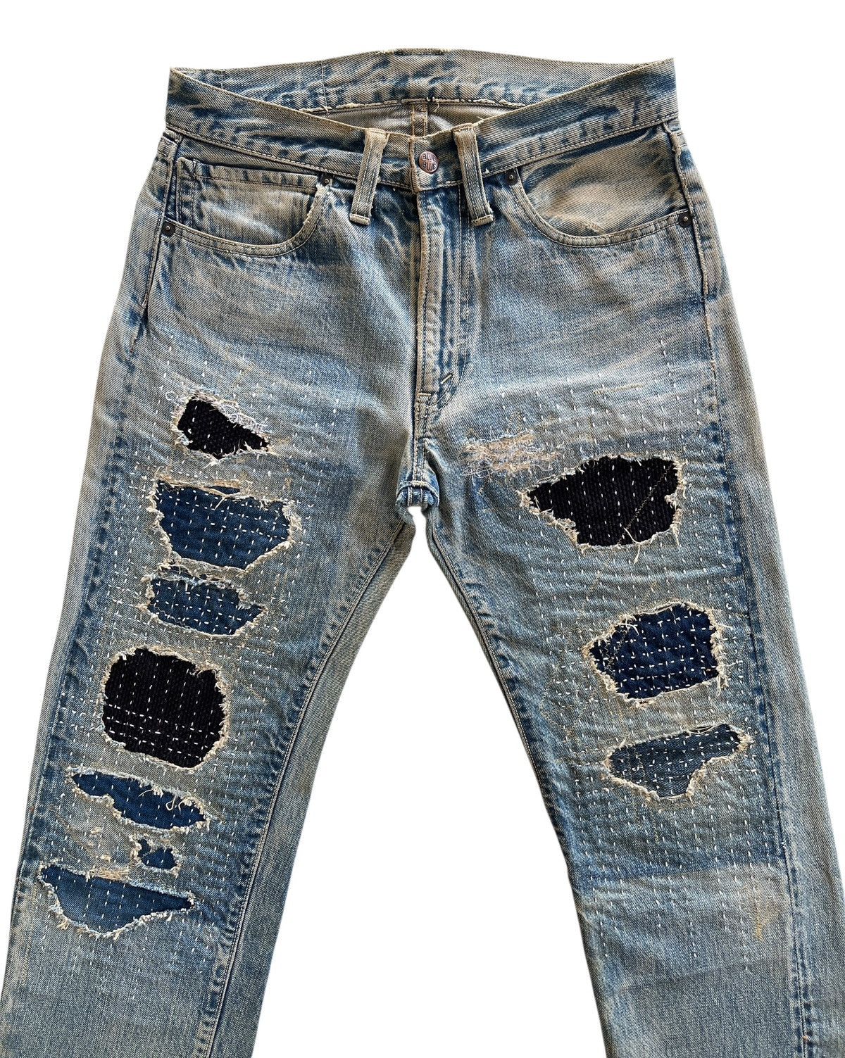 Blue Blue Japan Blue Blue Japan Sashiko Denim Size US 28 / EU 44 - 2 Thumbnail